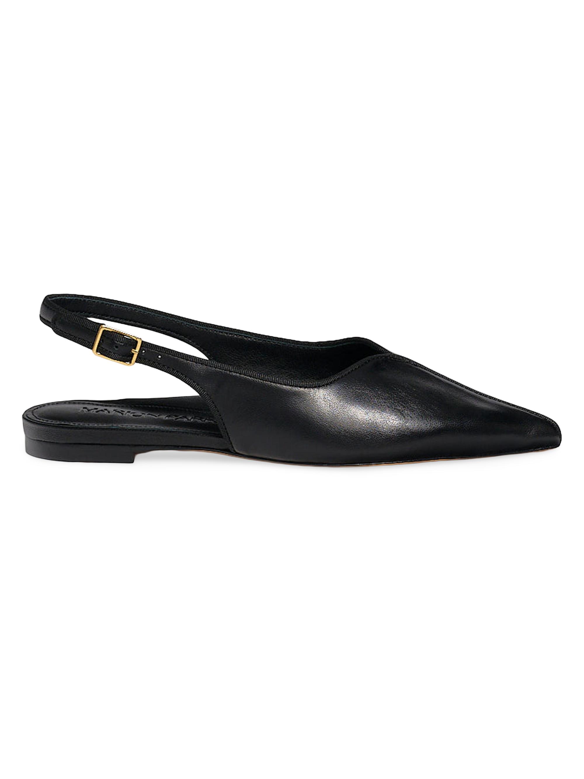 Marion Parke Women's Cynthia Slingback Flats - Black