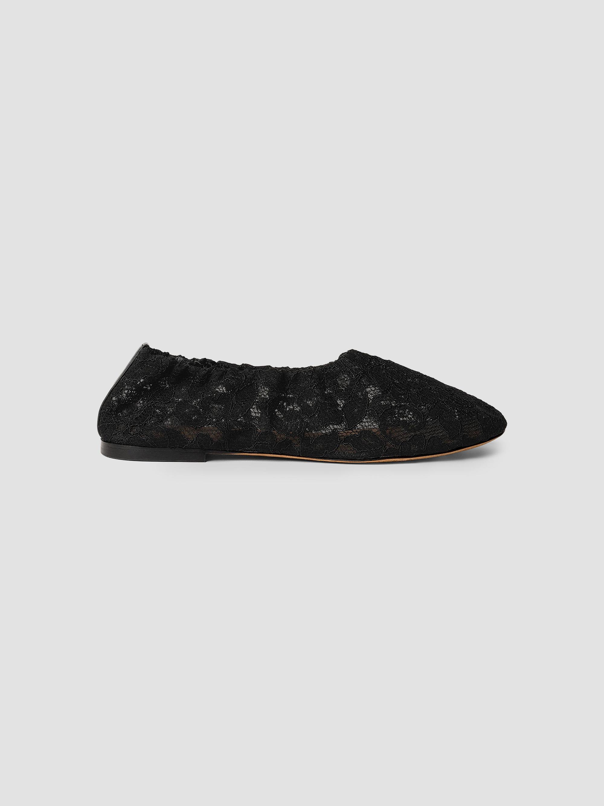 Odissì Women's Aicha Lace Ballerina Flats - Black | Thumbnail 6