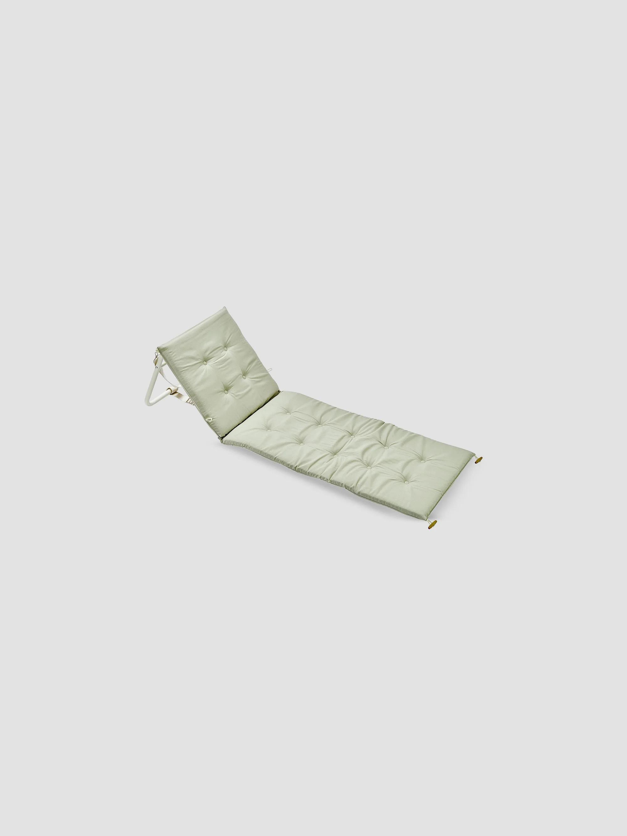 Sunnylife Seagrass Reclining Beach Chair - Green