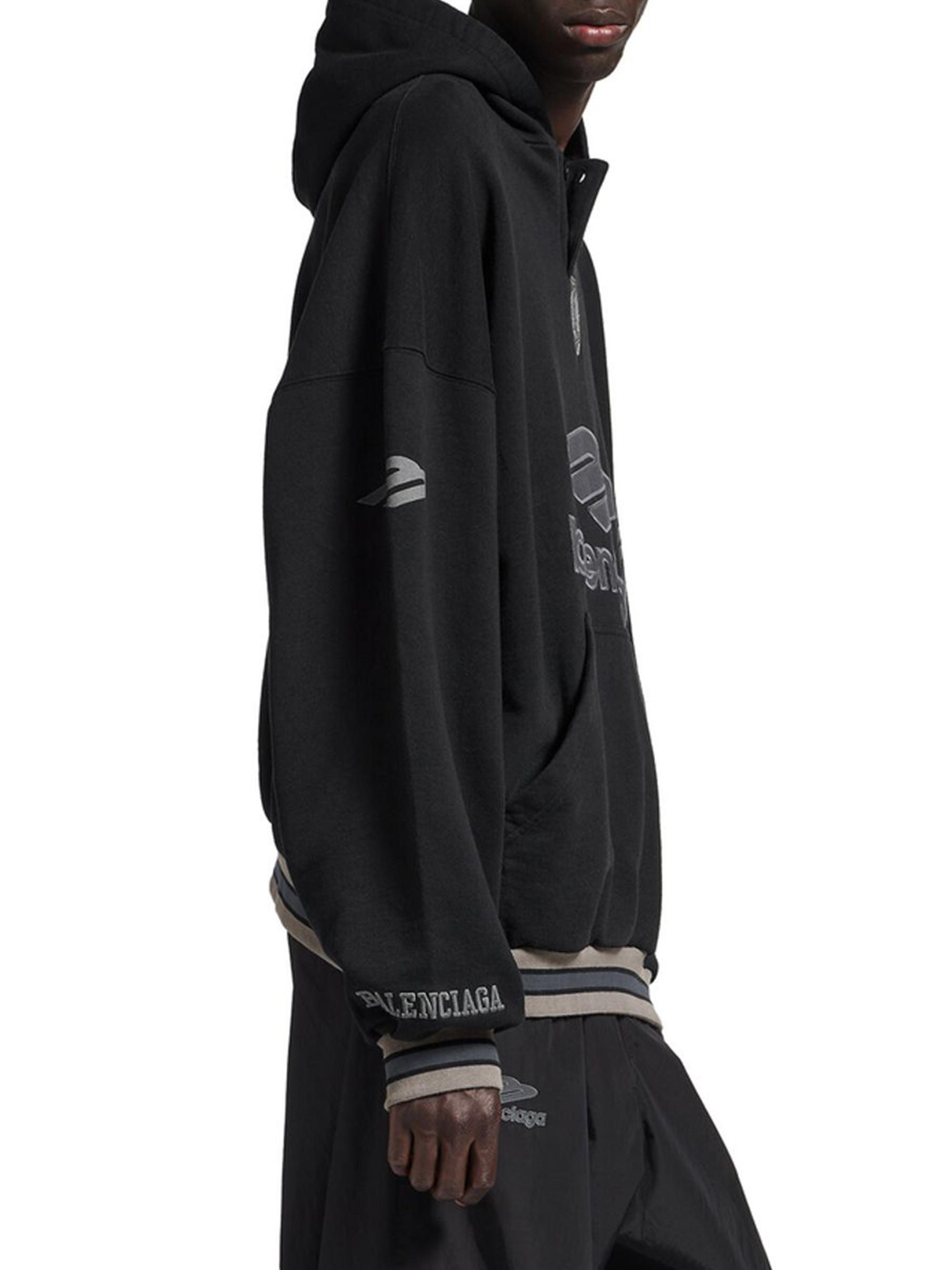 Balenciaga 3B Football Polo Hoodie | Saks Fifth Avenue