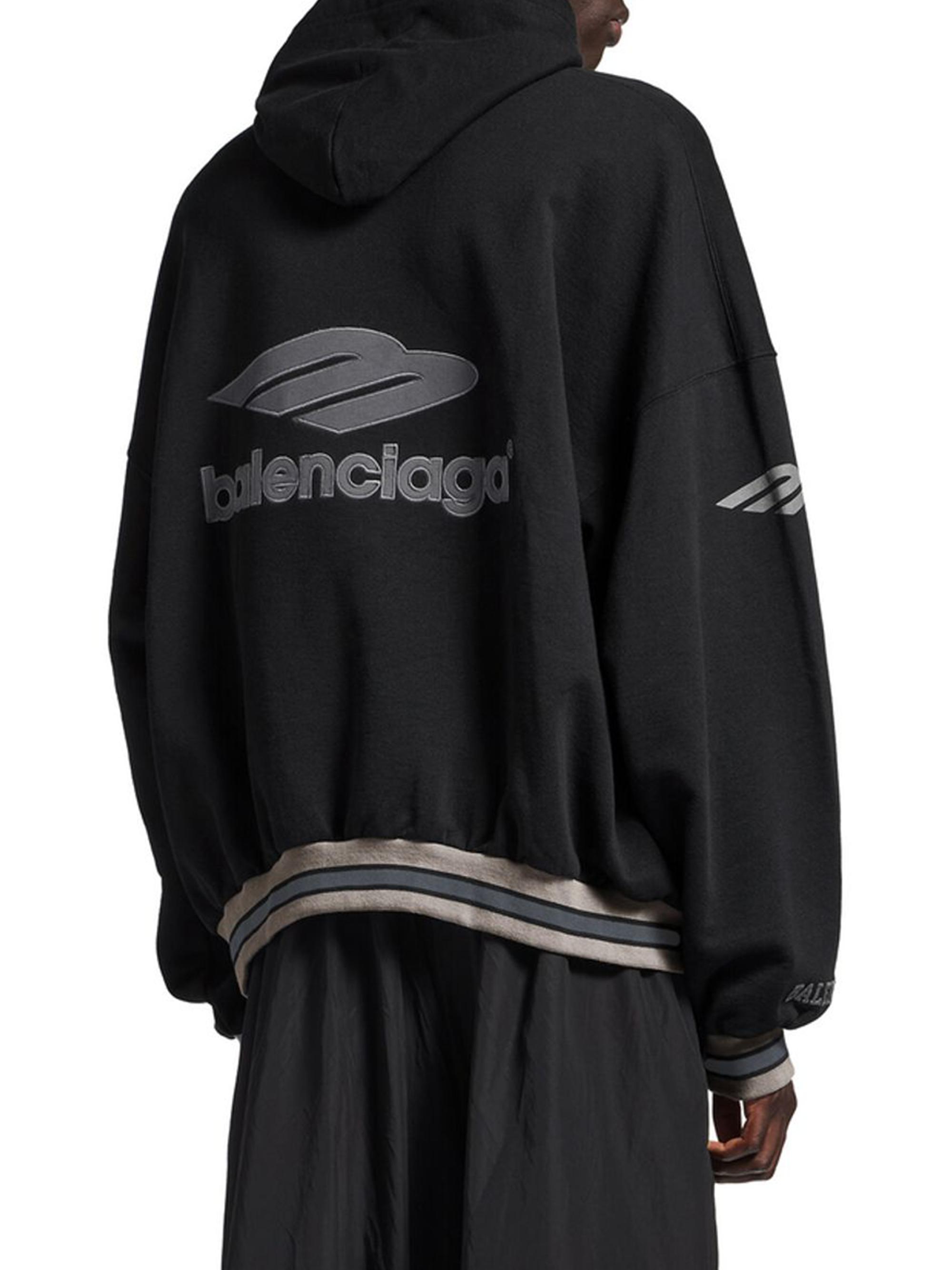 Balenciaga 3B Football Polo Hoodie | Saks Fifth Avenue