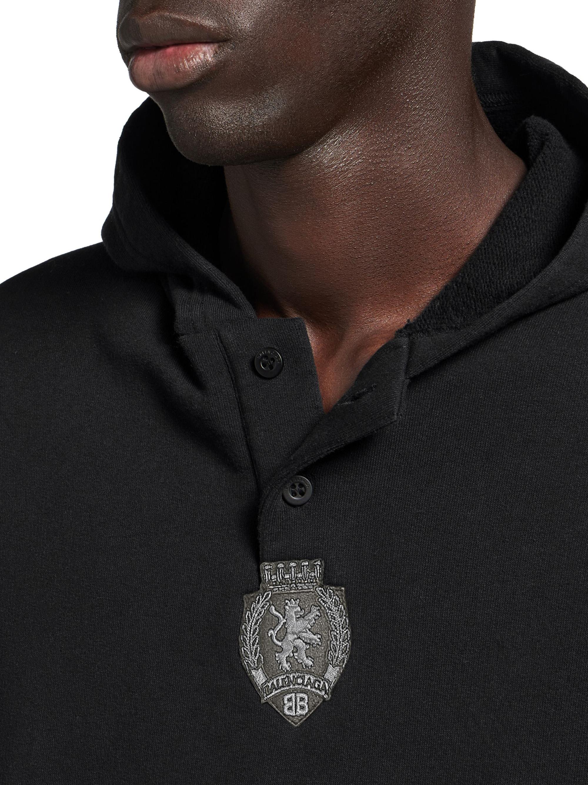 Balenciaga 3B Football Polo Hoodie | Saks Fifth Avenue