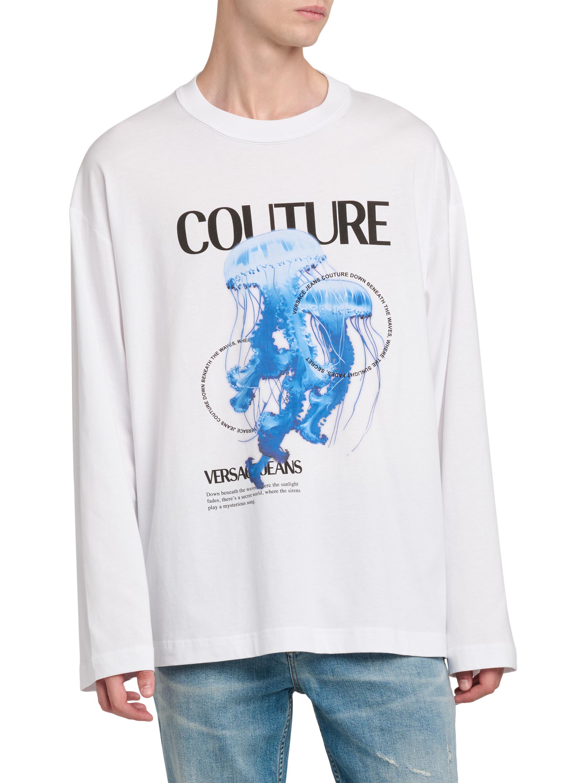 Versace Jeans Couture Jellyfish Long-Sleeve T-Shirt | Saks Fifth
