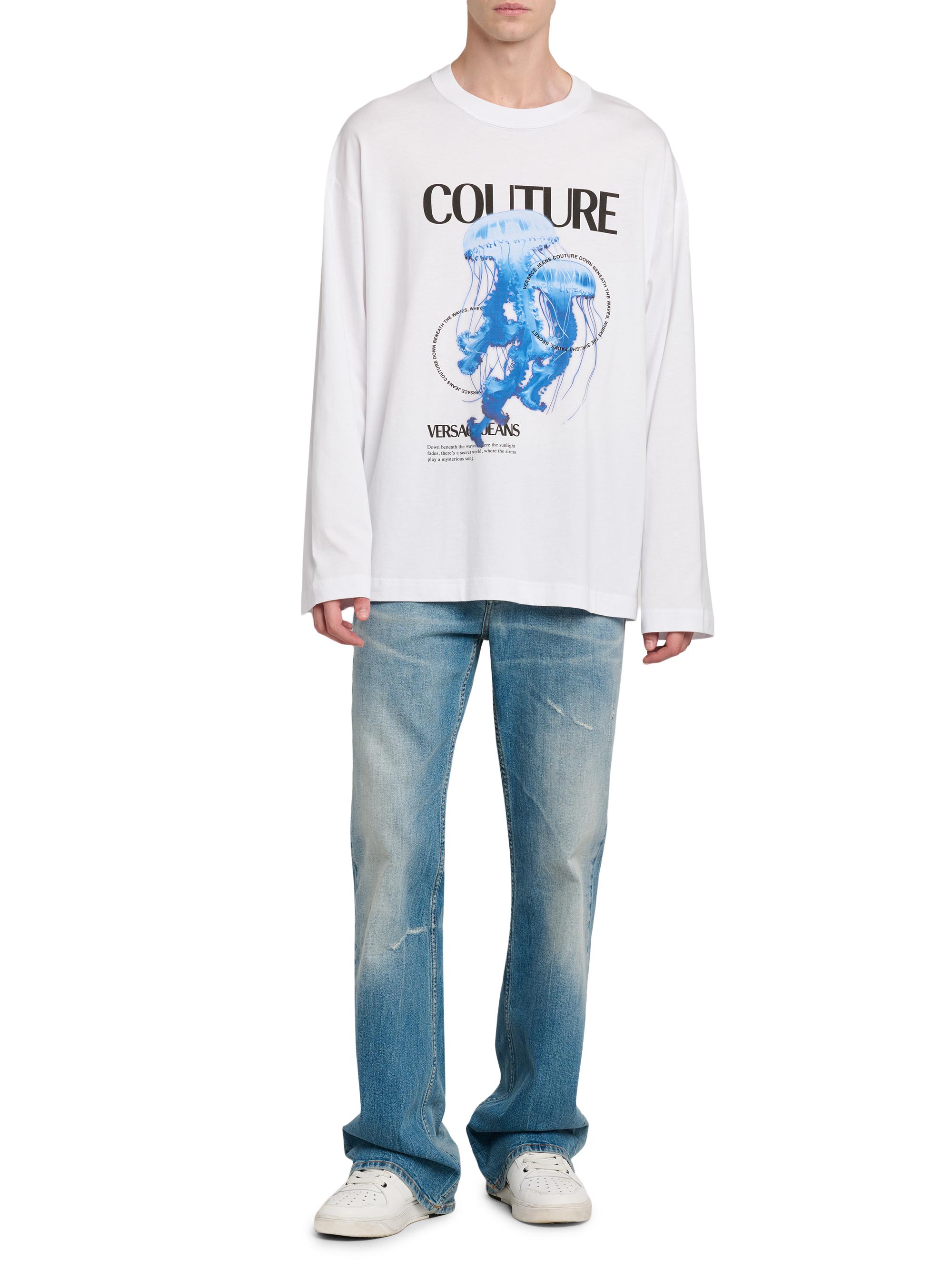 Versace Jeans Couture Jellyfish Long-Sleeve T-Shirt | Saks Fifth