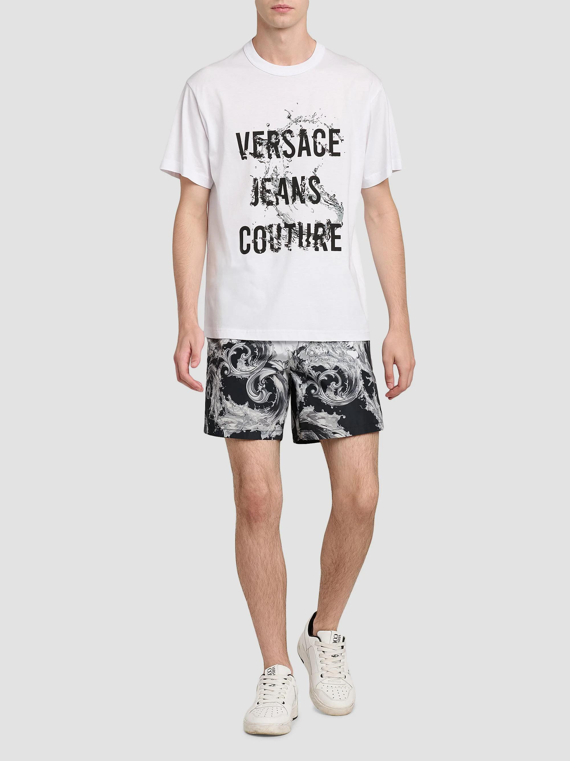 Versace Jeans Couture Logo Wave T-Shirt | Saks Fifth Avenue