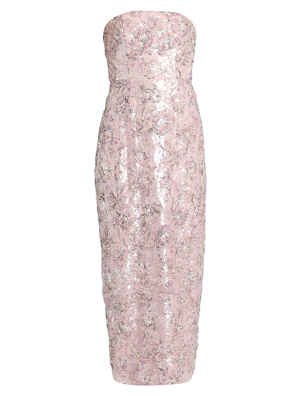 milly strapless dress Kait Sequined strapless dress Milly - Elegant Strapless Dress