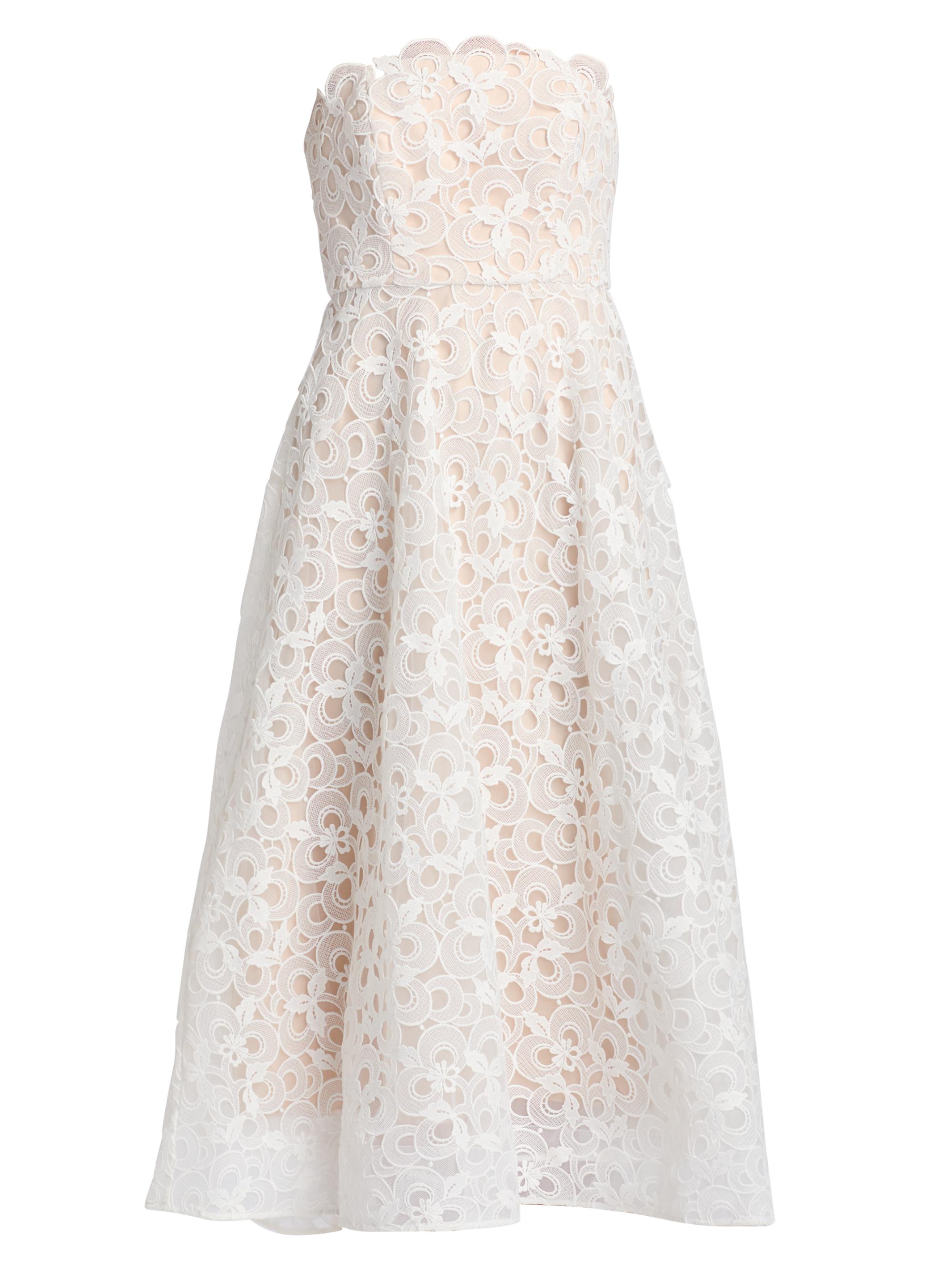 Milly Petunia Curled Lace Gown | Saks Fifth Avenue