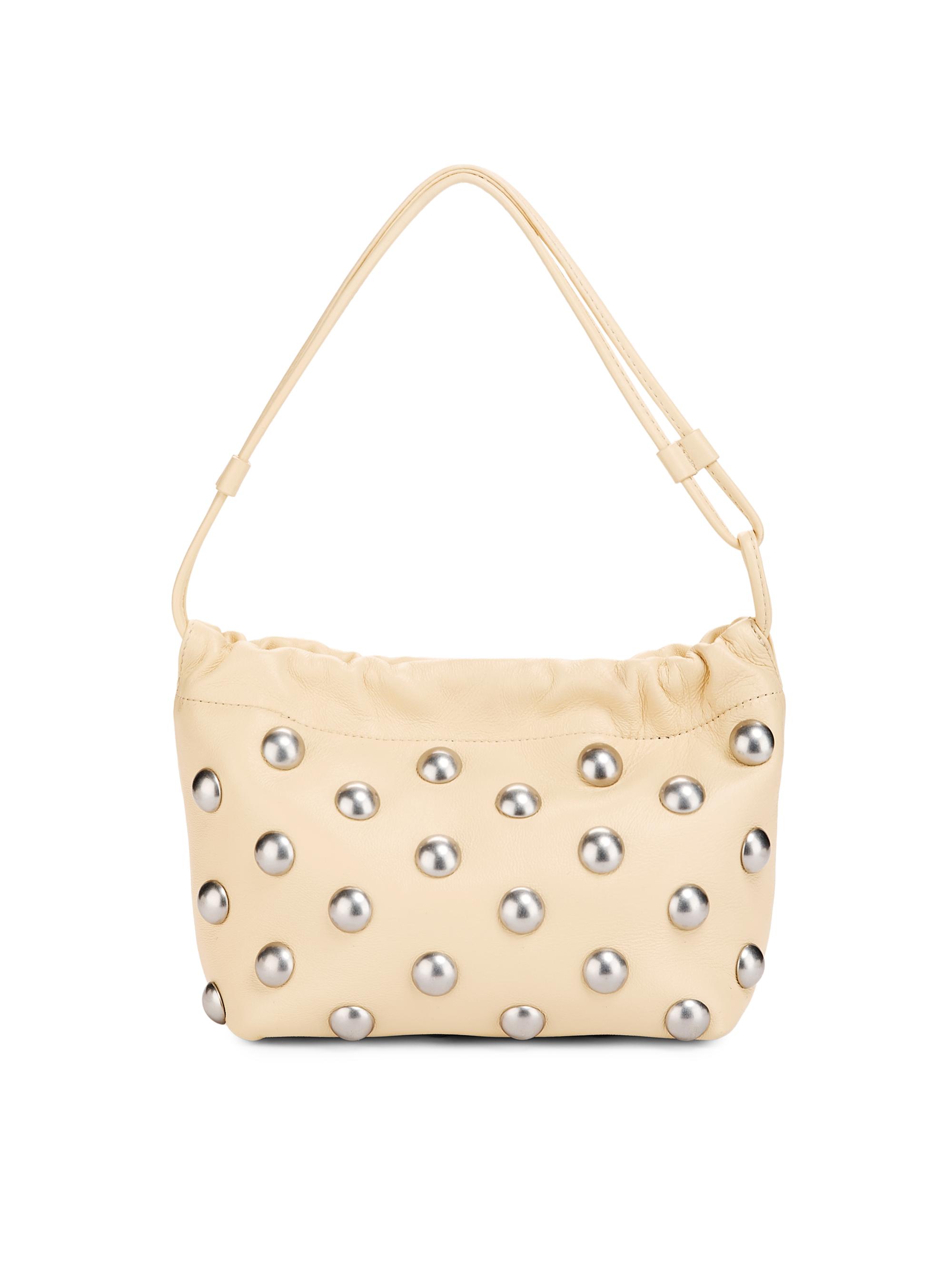 A.L.C. Women's Arden Stud Leather Shoulder Bag - Butter Nickel