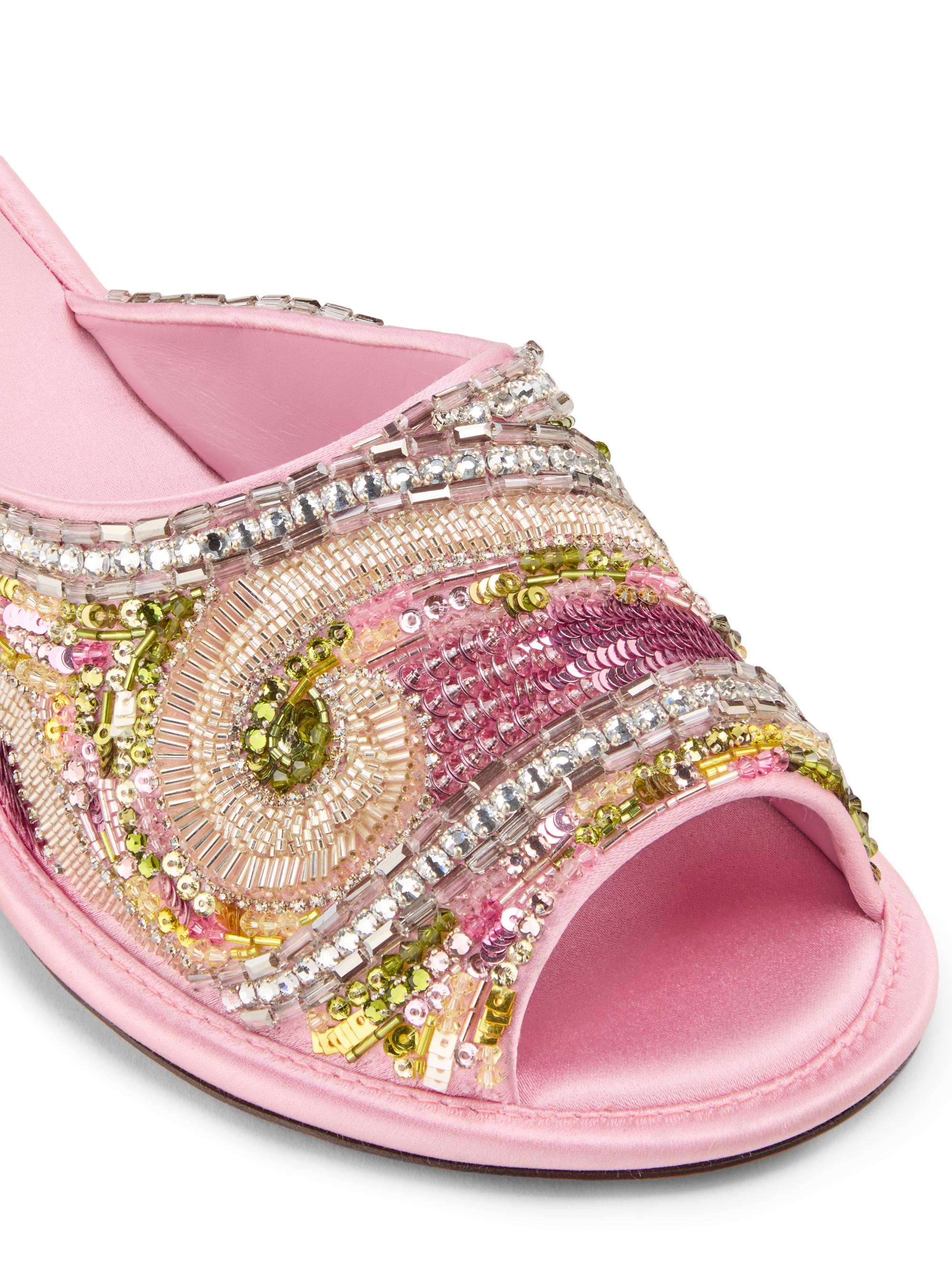 Versace 50MM Beaded Mule Wedges | Saks Fifth Avenue