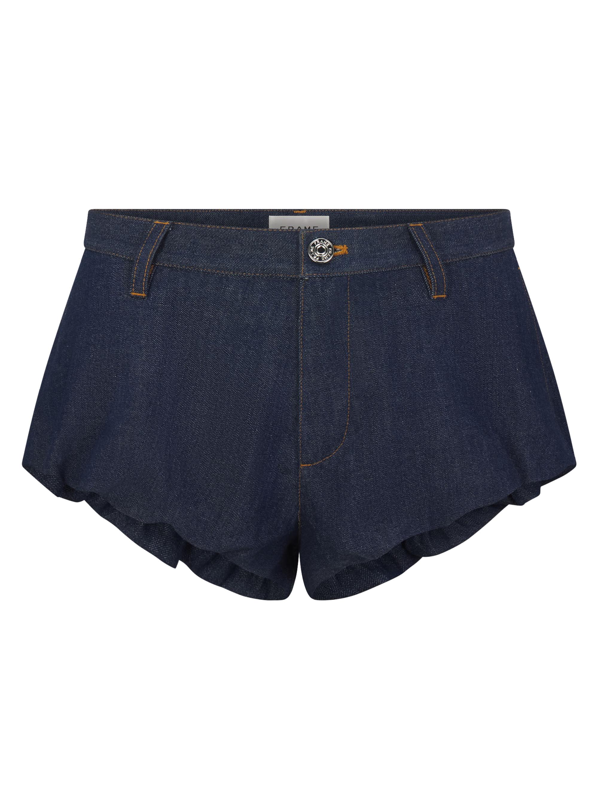 FRAME Women's Shell Cotton Denim Shorts - Puzzle