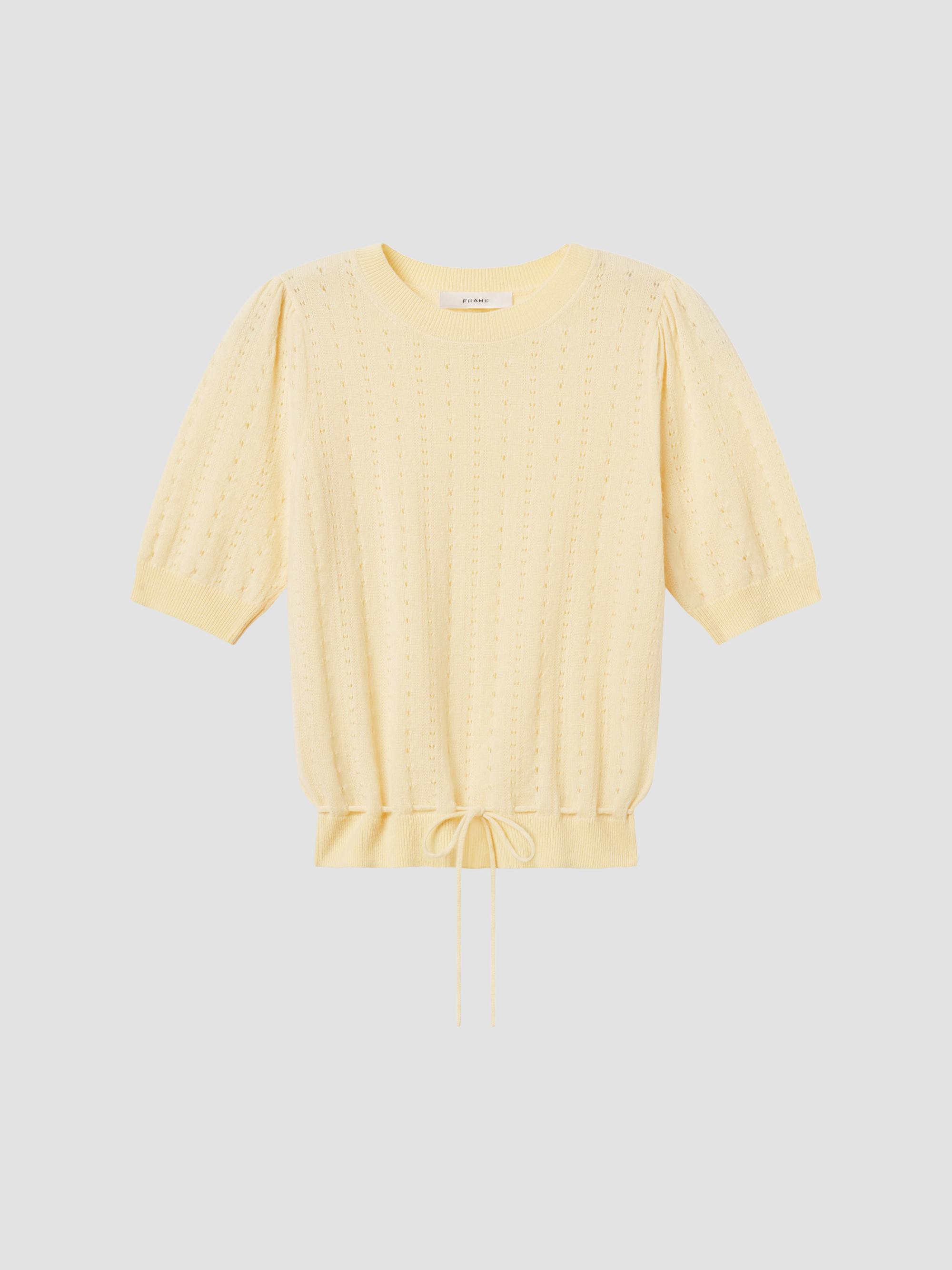 FRAME Women's The Cashmere Charm Sweater - Canary