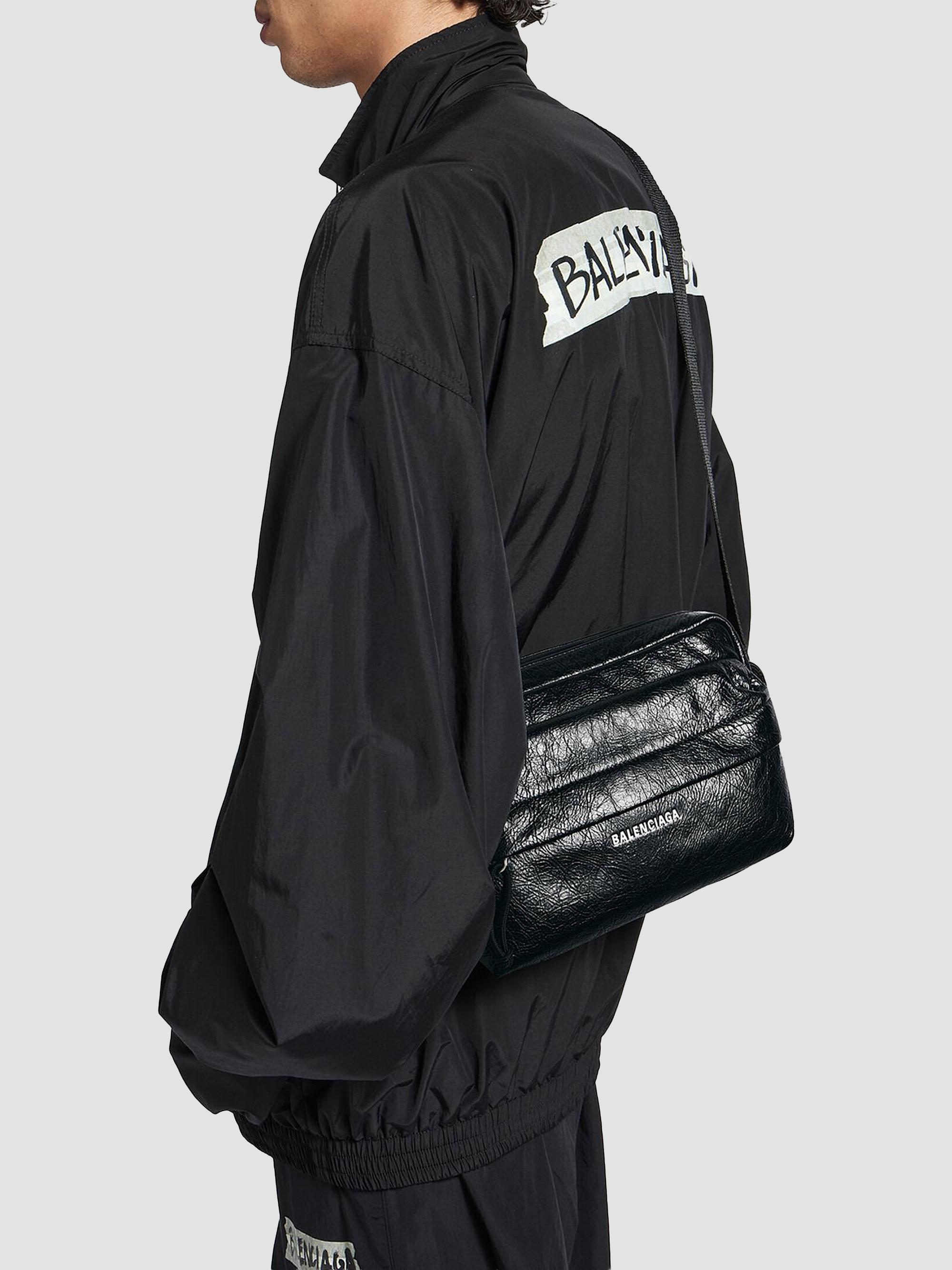 Balenciaga Men's Explorer Camera Bag - Black | Thumbnail 4