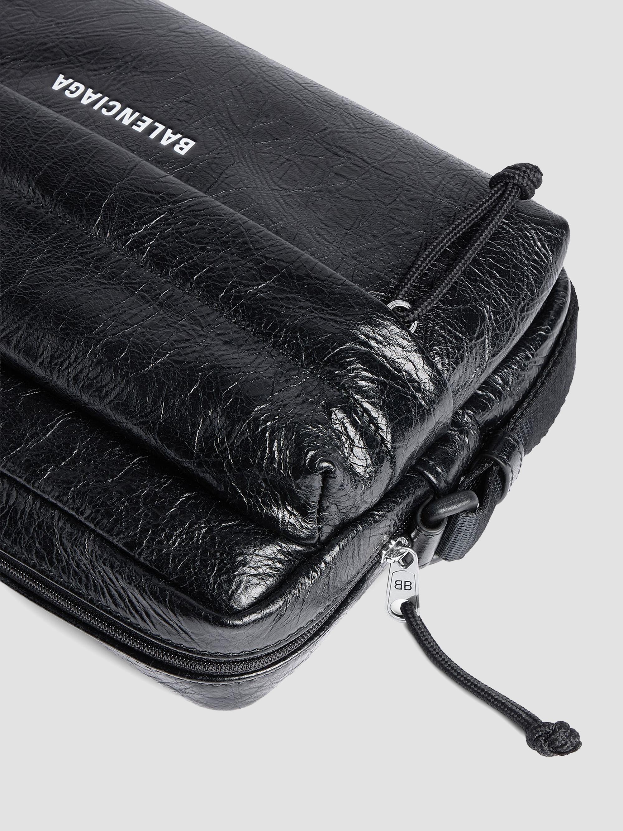 Balenciaga Men's Explorer Camera Bag - Black | Thumbnail 8