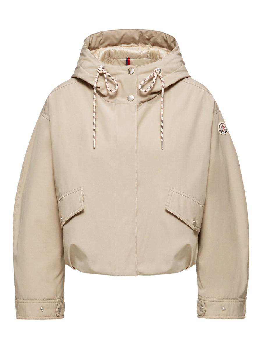 MONCLER ベージュ ジッパーポンチョ Moncler Eucalyptus Puffer Jacket | Saks Fifth Avenue