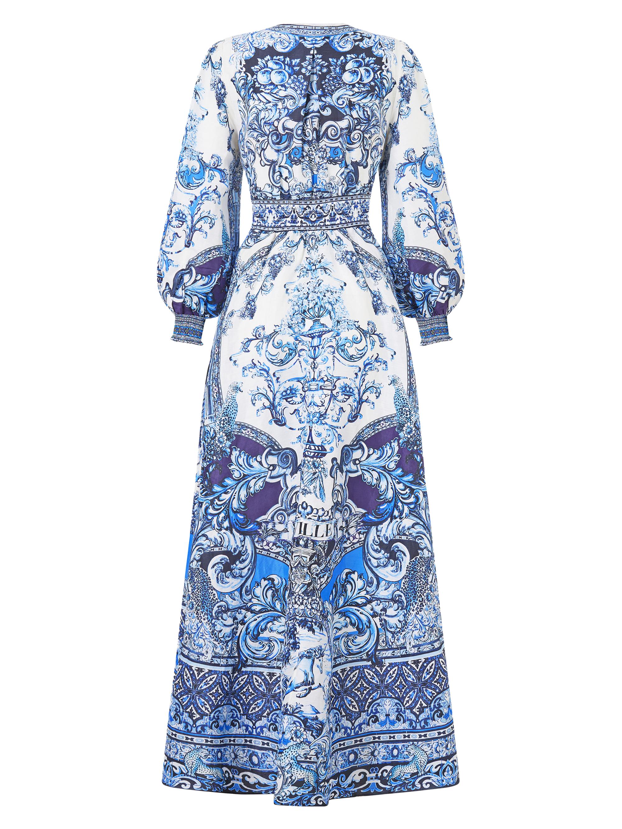 Camilla A Tiled Wonderland Printed Button-Front Maxi Dress | Saks Fifth ...