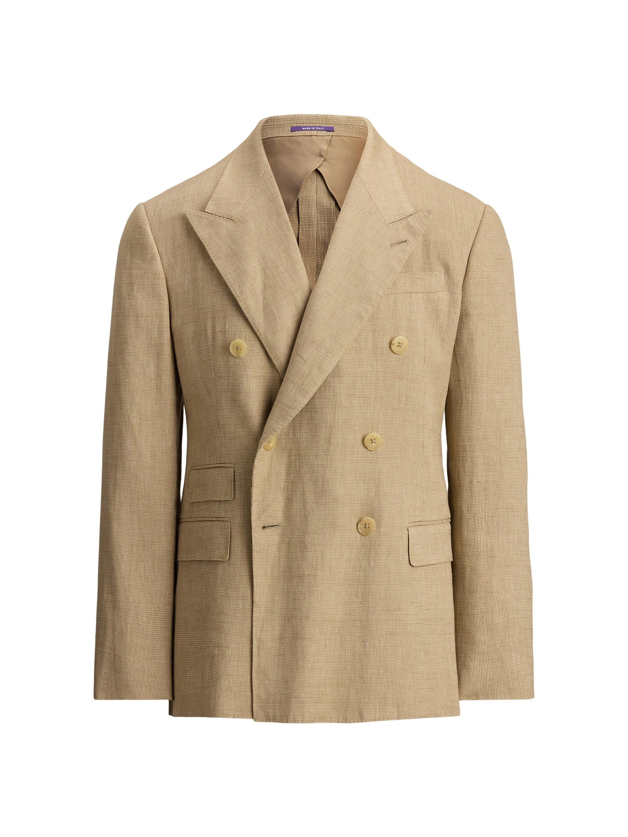 ralph lauren Italy製 スーツ 3ピース カシミヤ Kent Pinstripe Wool-Cashmere Suit