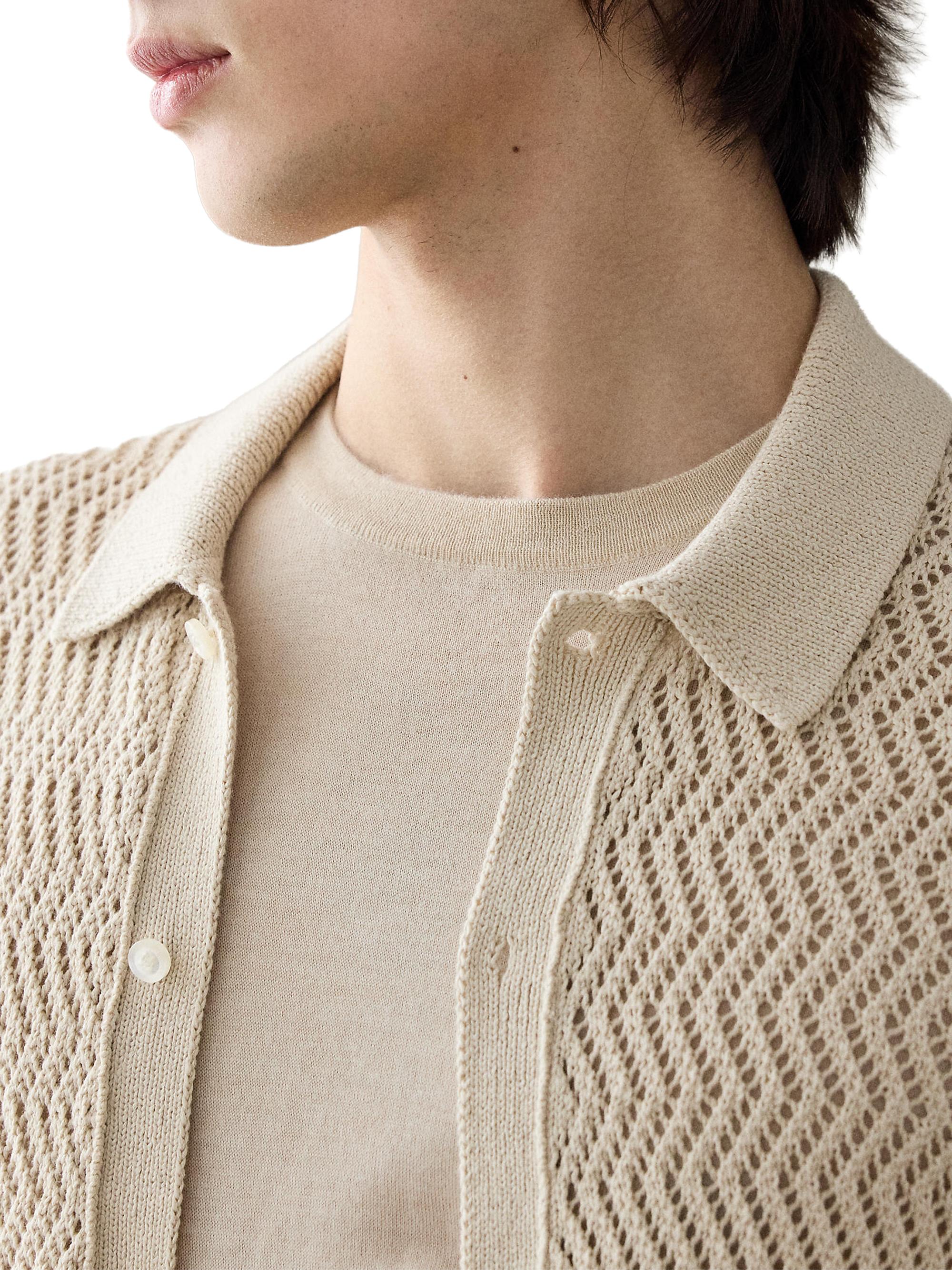 Ralph Lauren Purple Label Textured Cotton Short-Sleeve Cardigan
