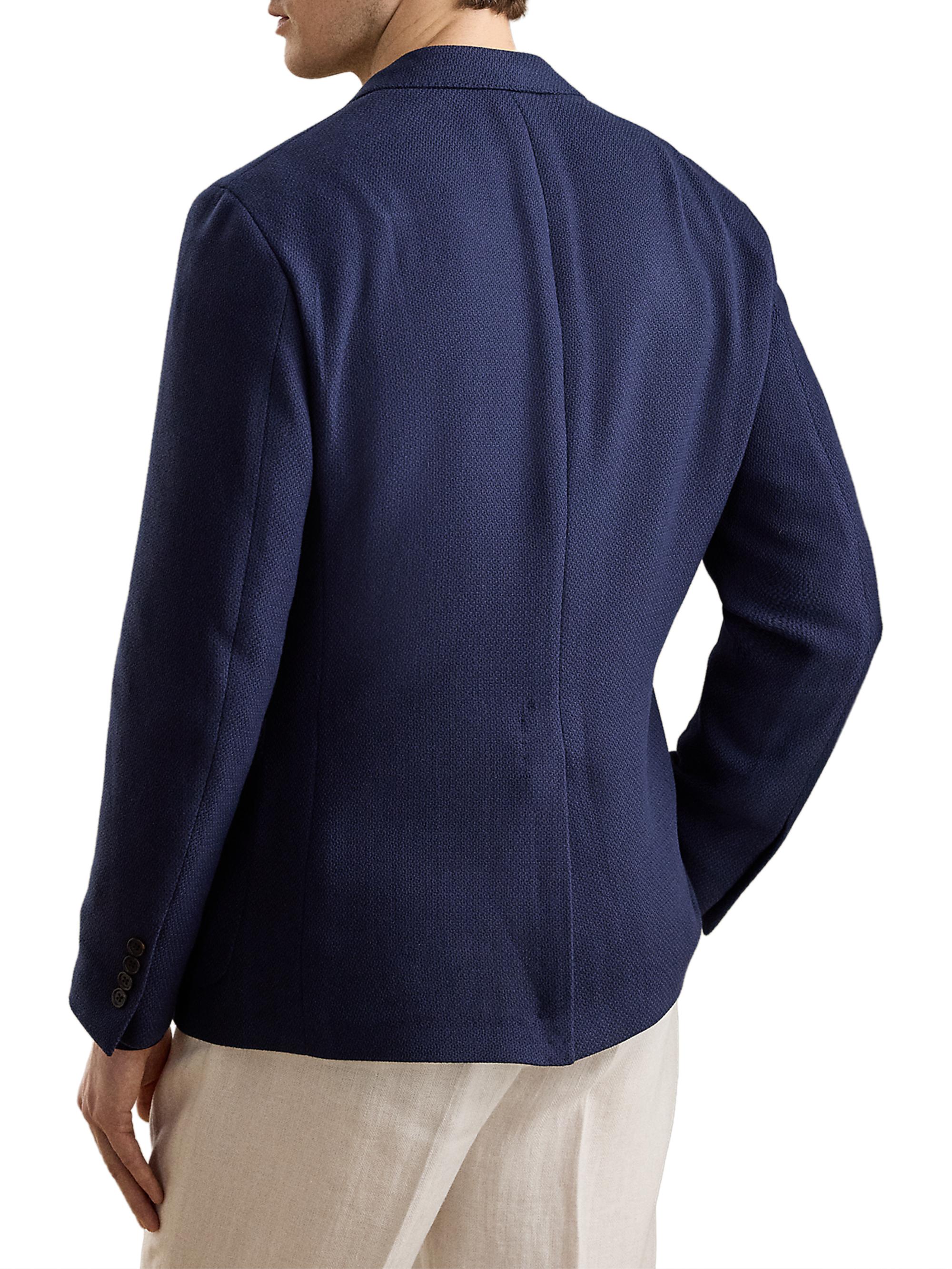 Ralph Lauren Purple Label Hadley Hand-Tailored Panama-Weave Jacket