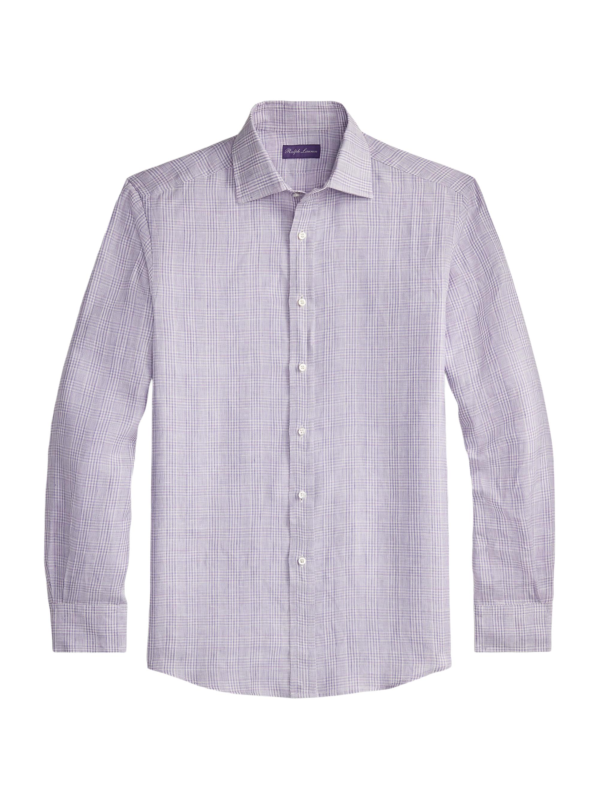 Ralph Lauren Purple Label Striped Linen Shirt | Saks Fifth Avenue