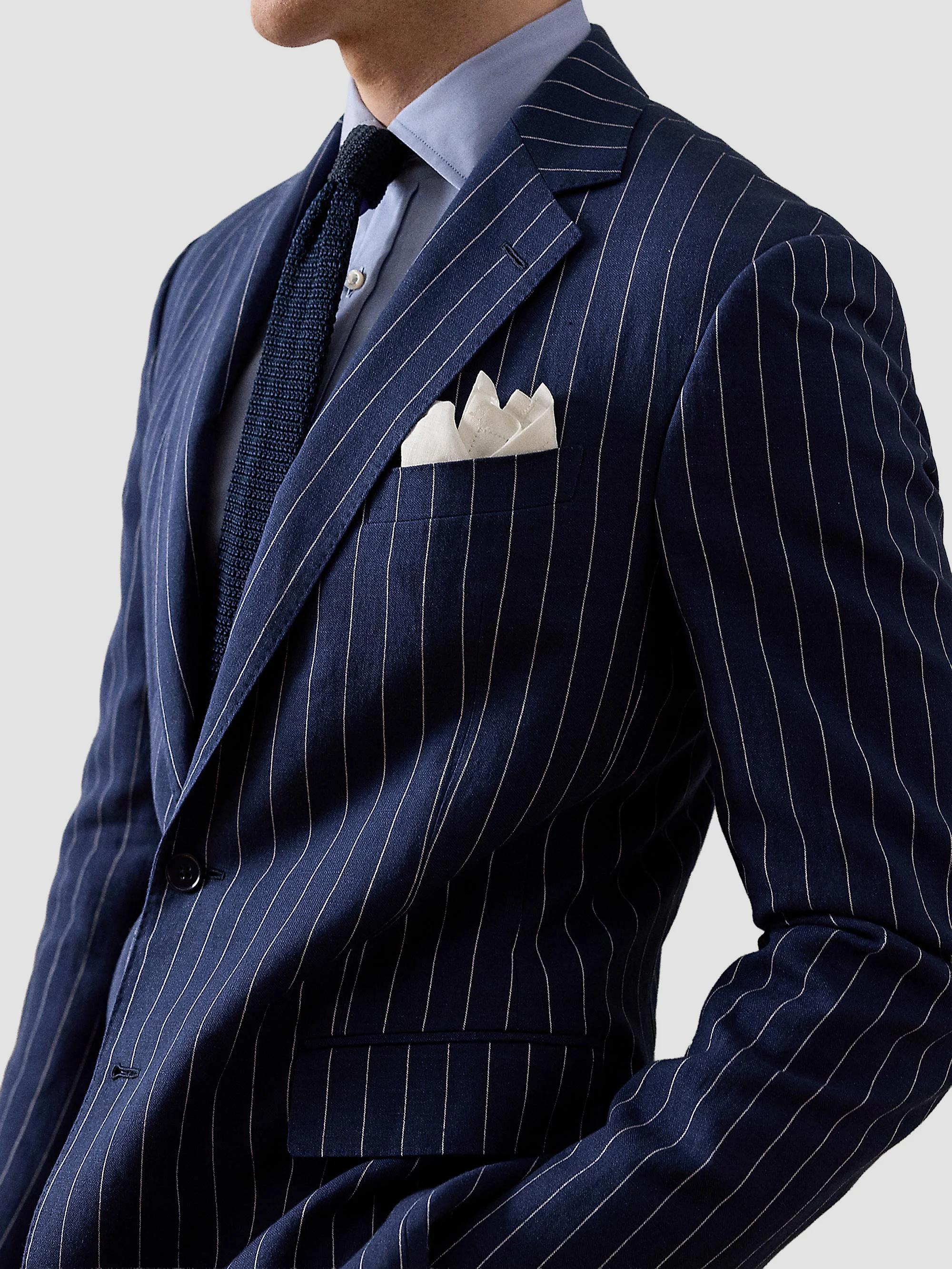 Ralph Lauren Purple Label Kent Striped Hand-Tailored Sport Coat