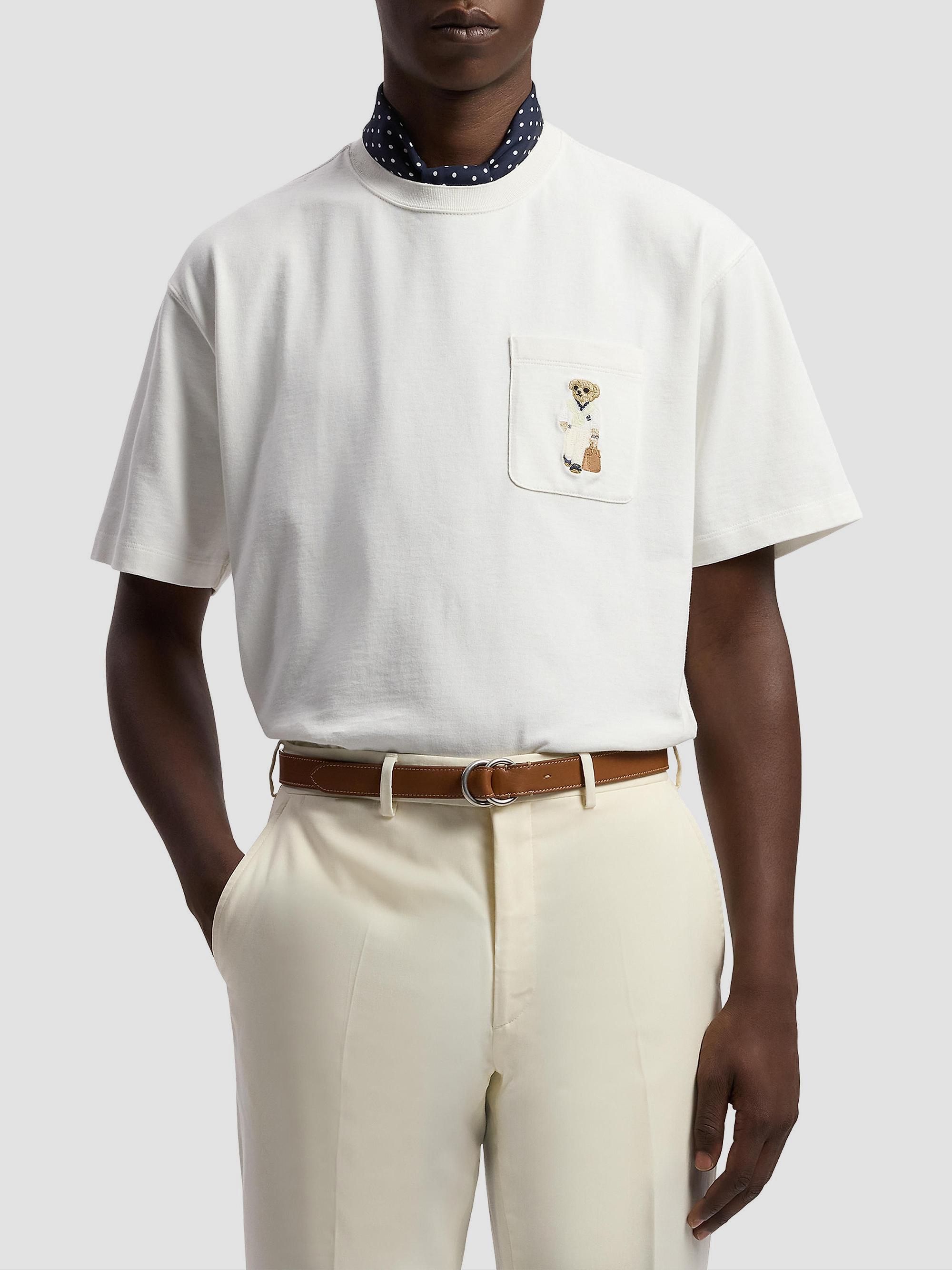 RALPH LAUREN PURPLE LABLE ポロベア Tシャツ Ralph Lauren Purple Label Polo Bear Relaxed-Fit T-Shirt | Saks
