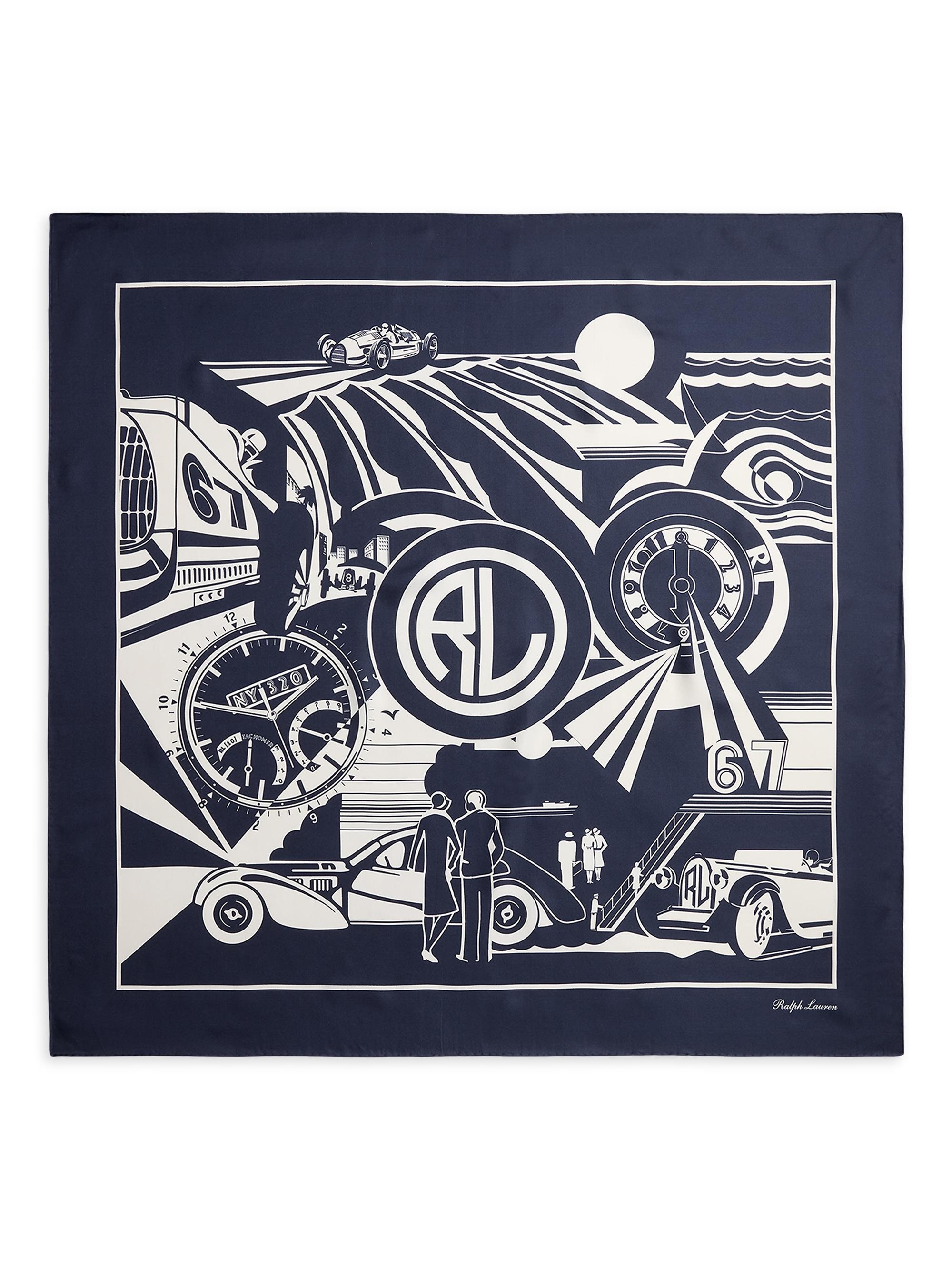 Ralph Lauren Purple Label Automobile Silk Square Scarf | Saks