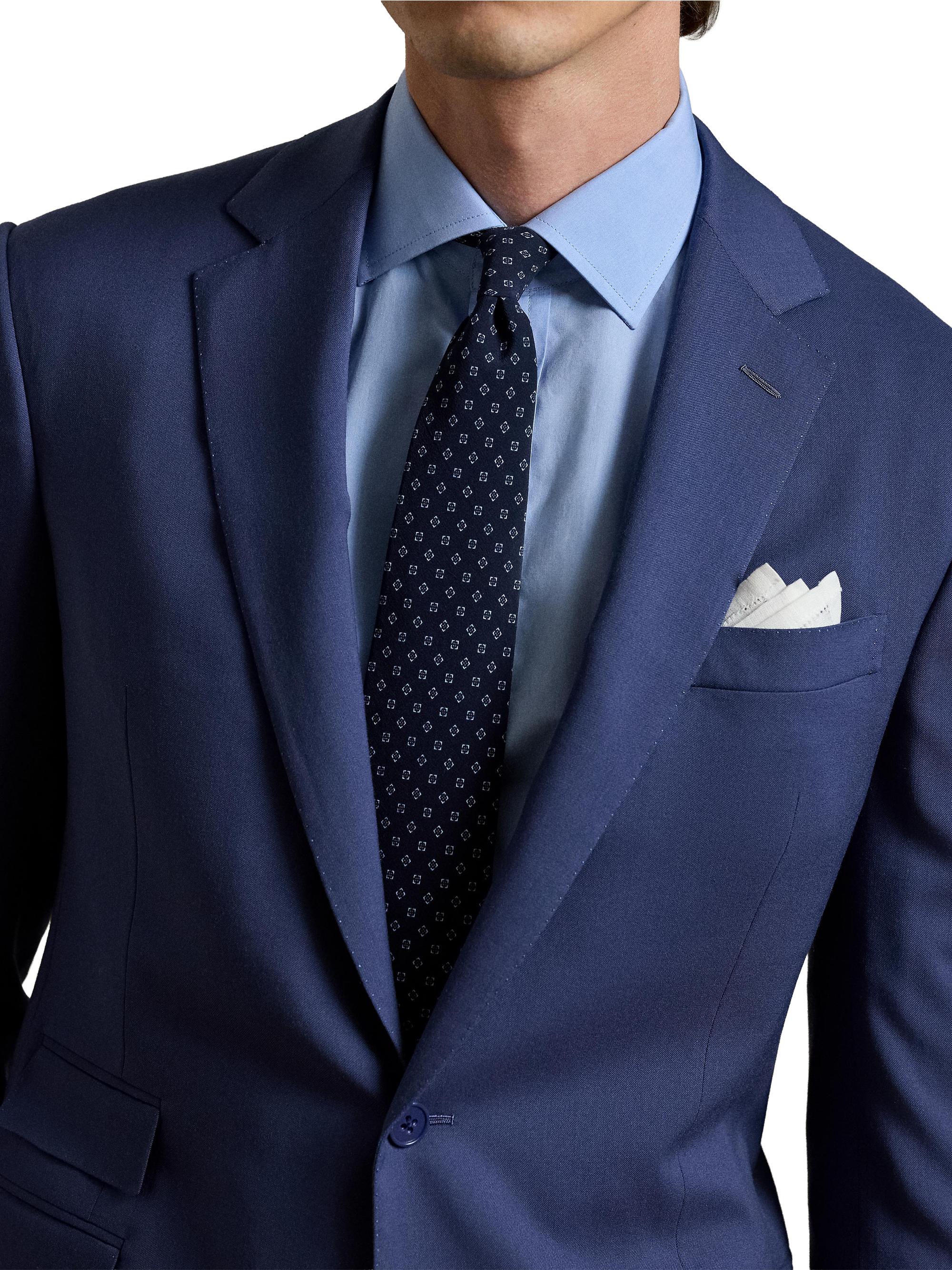 Ralph Lauren Purple Label Super 150s Wool 2-Piece Two-Button Suit