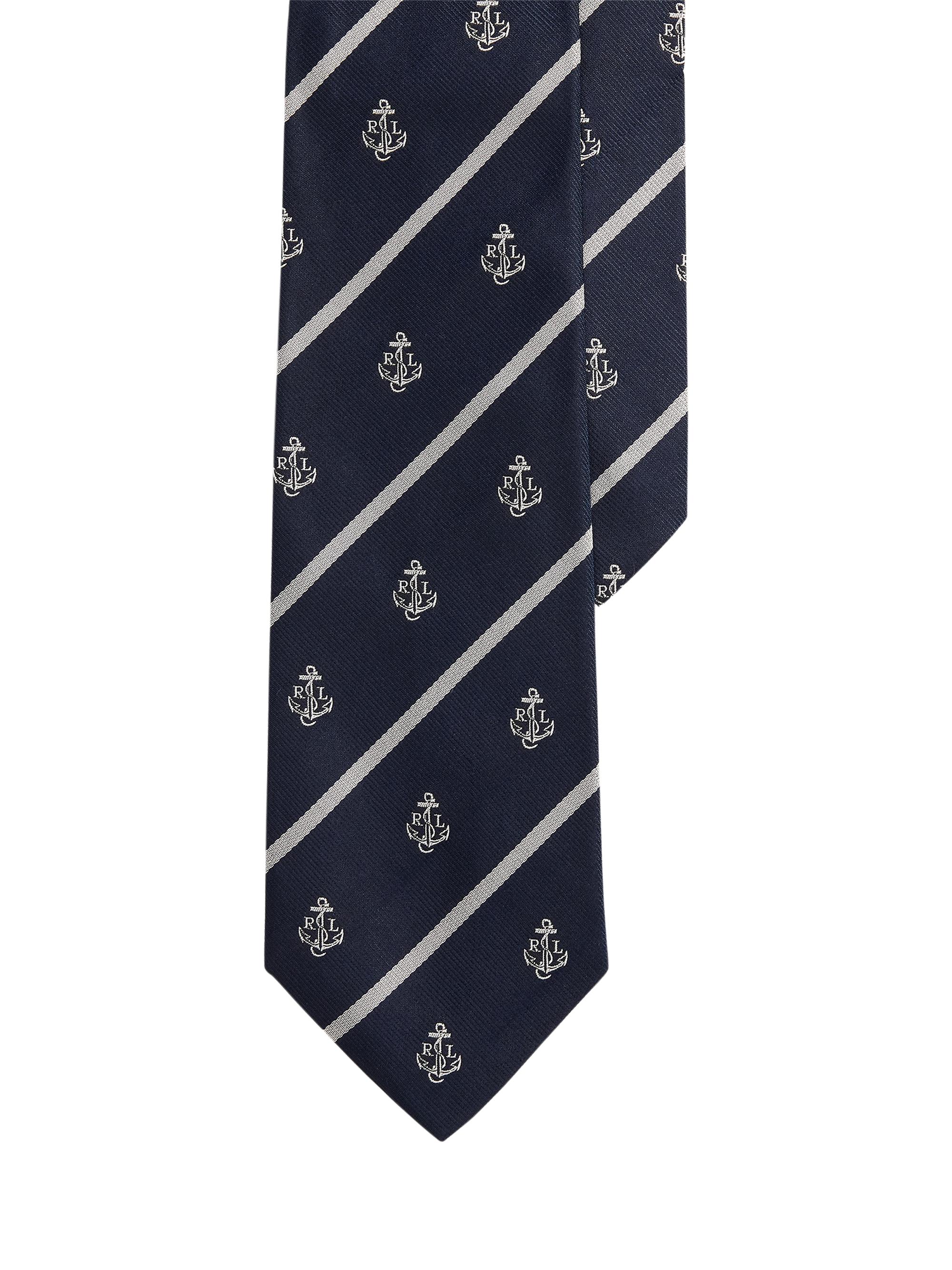 Ralph Lauren Purple Label Striped Silk Club Tie | Saks Fifth Avenue