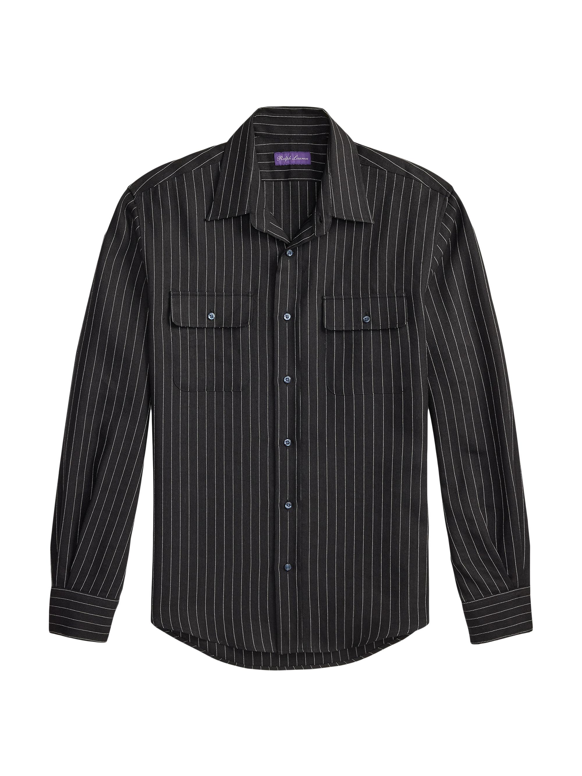 Ralph Lauren Purple Label Plaid Wool-Blend Shirt | Saks Fifth Avenue