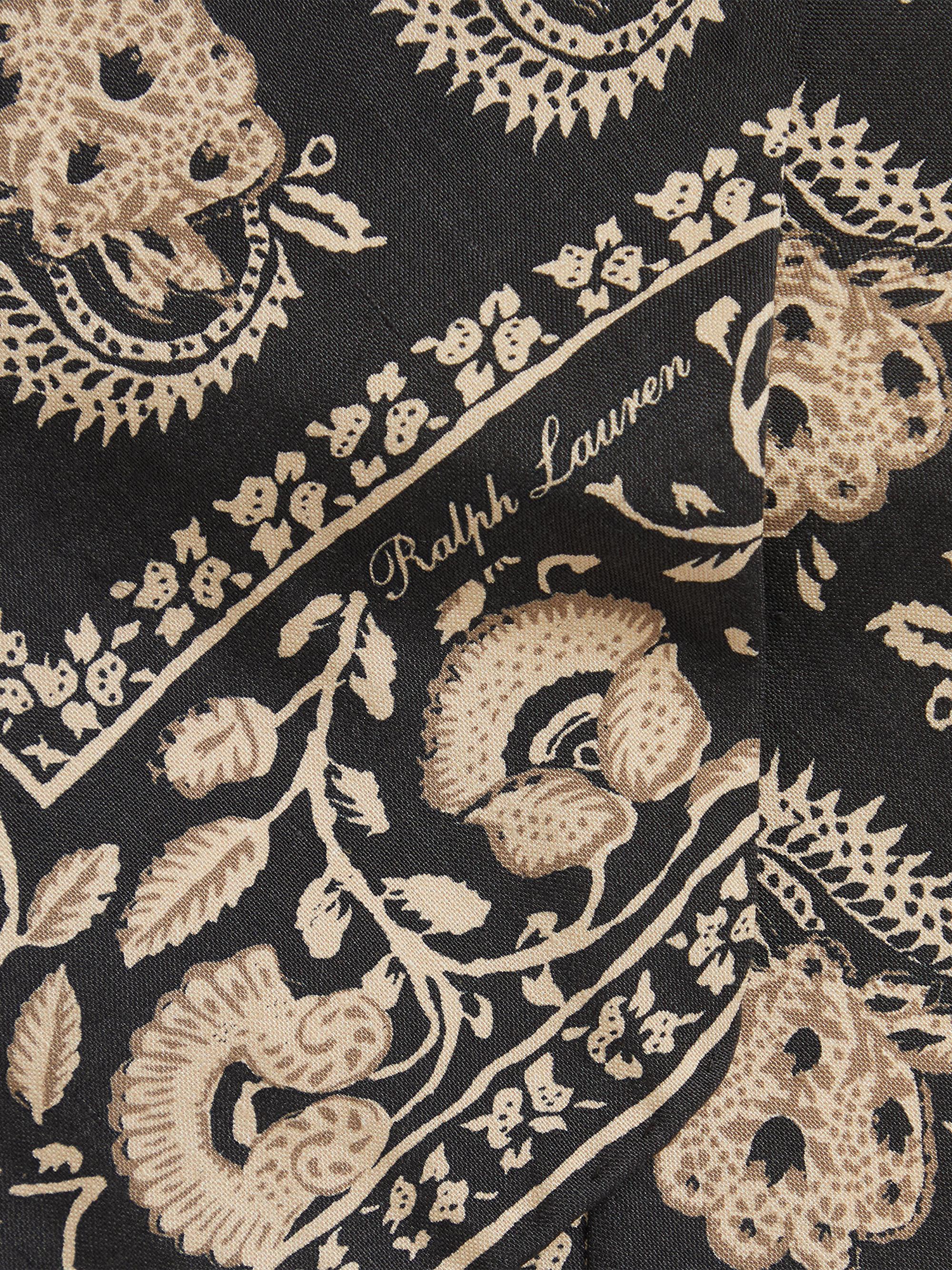 Ralph Lauren Woodblock Paisley Linen Neckerchief | Saks Fifth Avenue