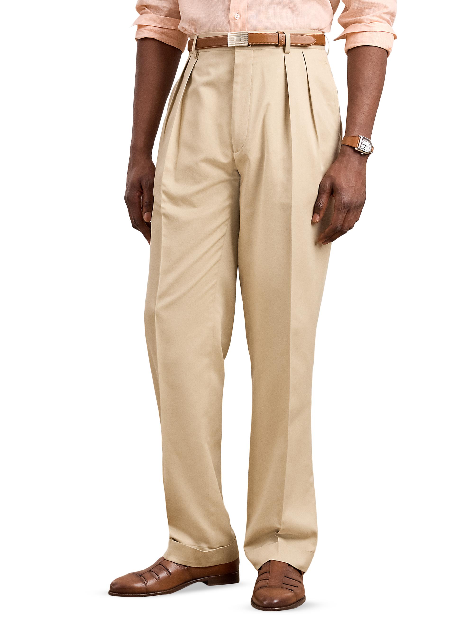 Ralph Lauren Purple Label Gregory Hand-Tailored Silk Suit Trousers