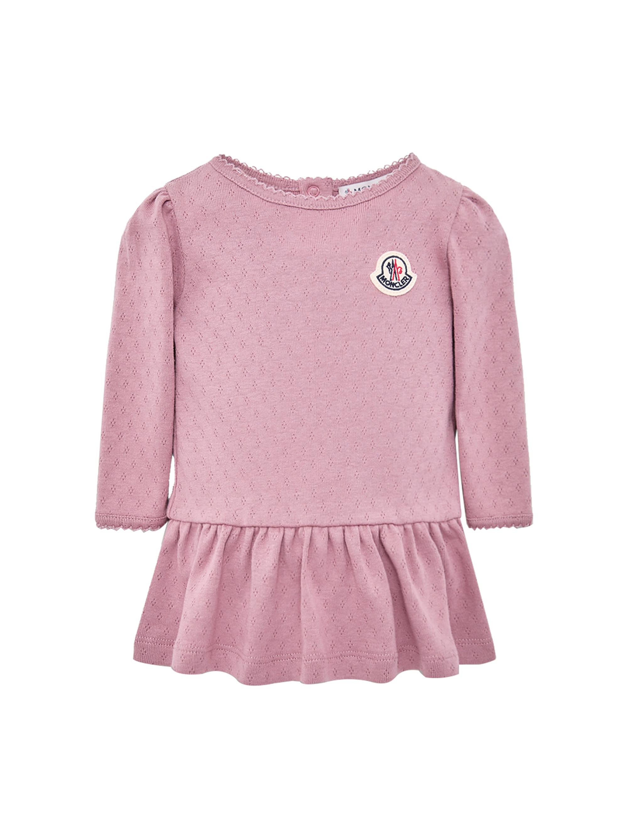 Moncler Baby Girl's & Little Girl's Dress in Cotton - Dusty Pink 18 Months
