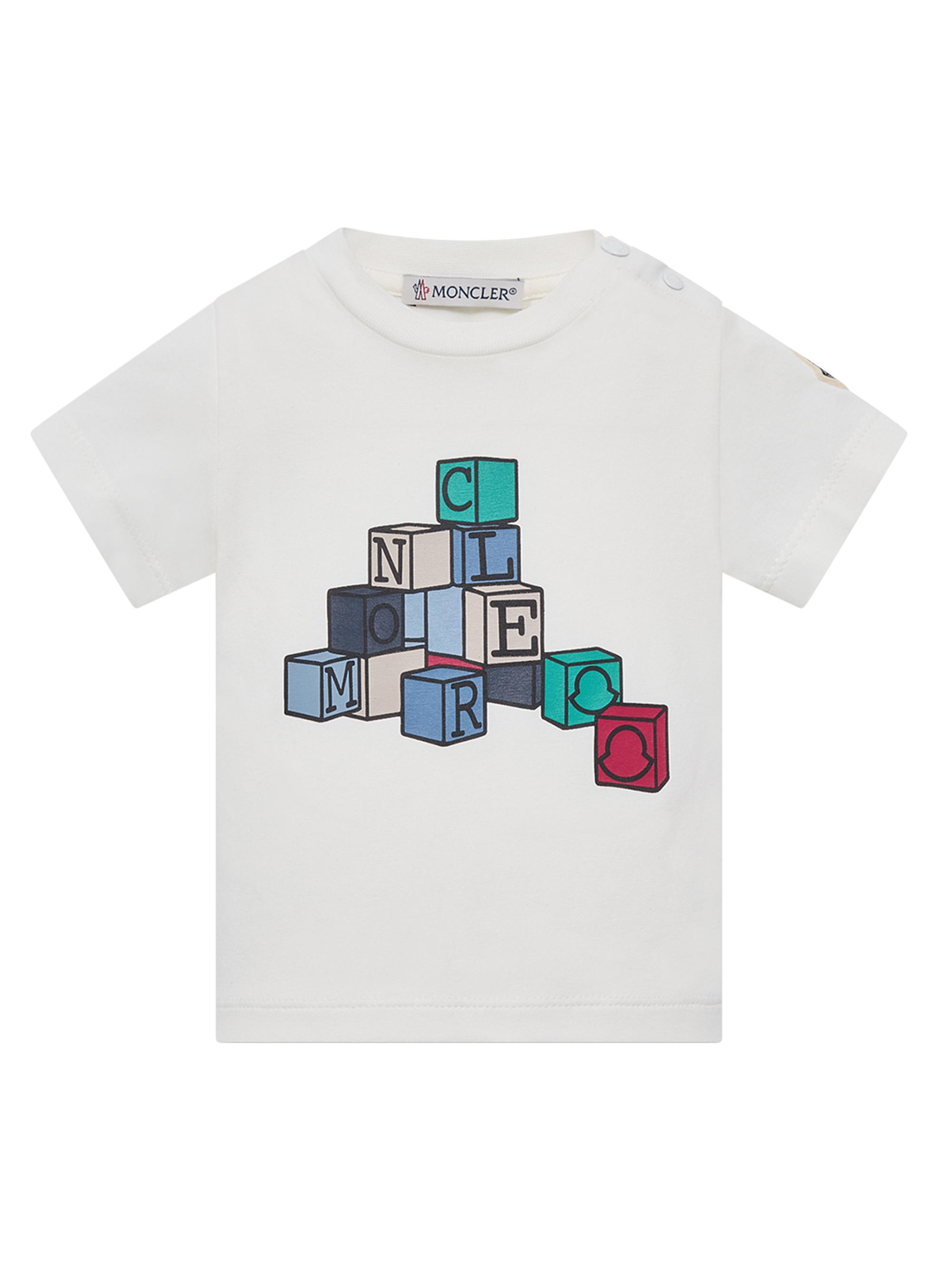 Moncler Baby Boy's & Little Boy's Crewneck T-Shirt in Cotton - White