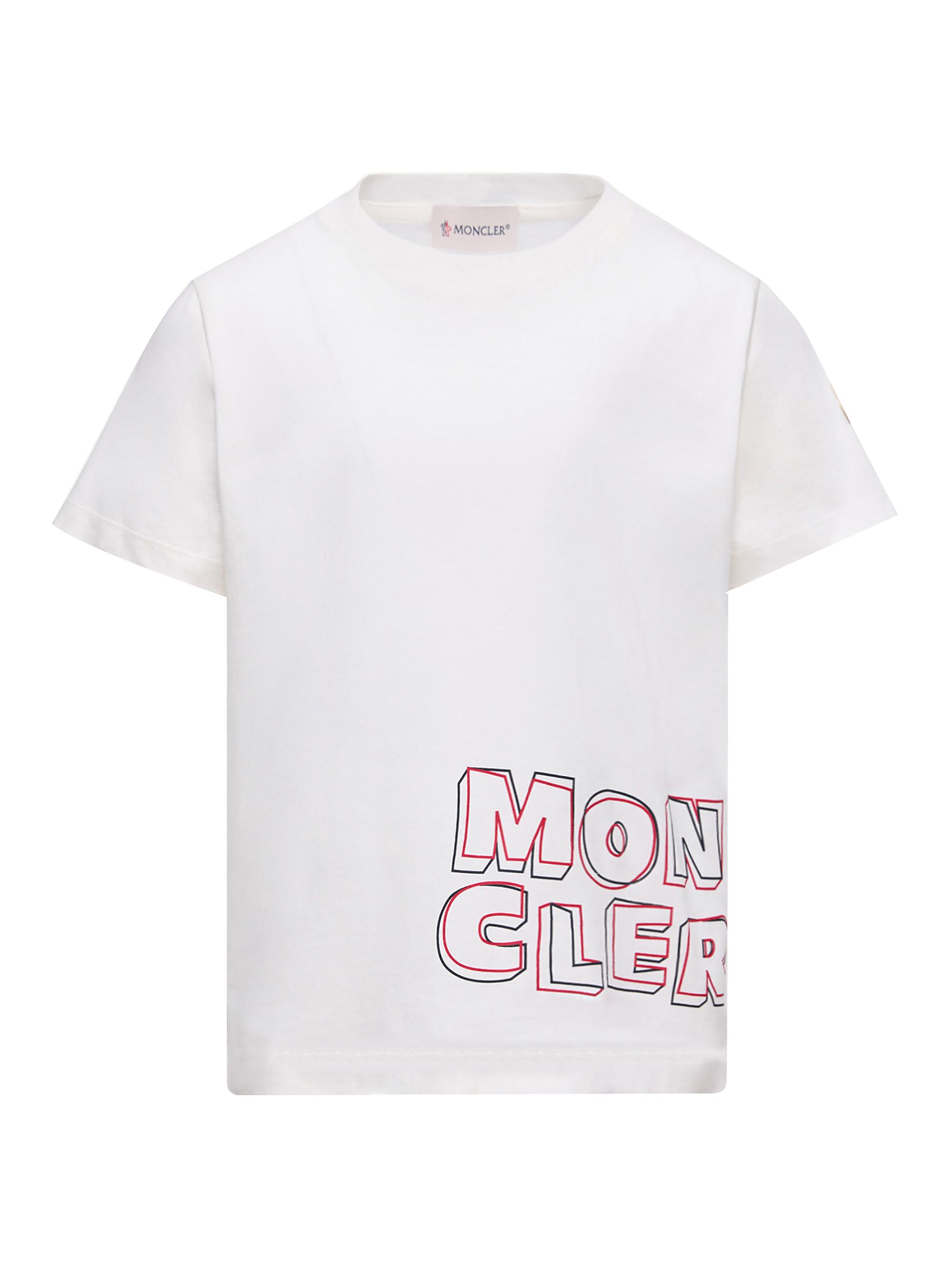 Moncler Little Boy's & Boy's Crewneck T-Shirt in Cotton - White