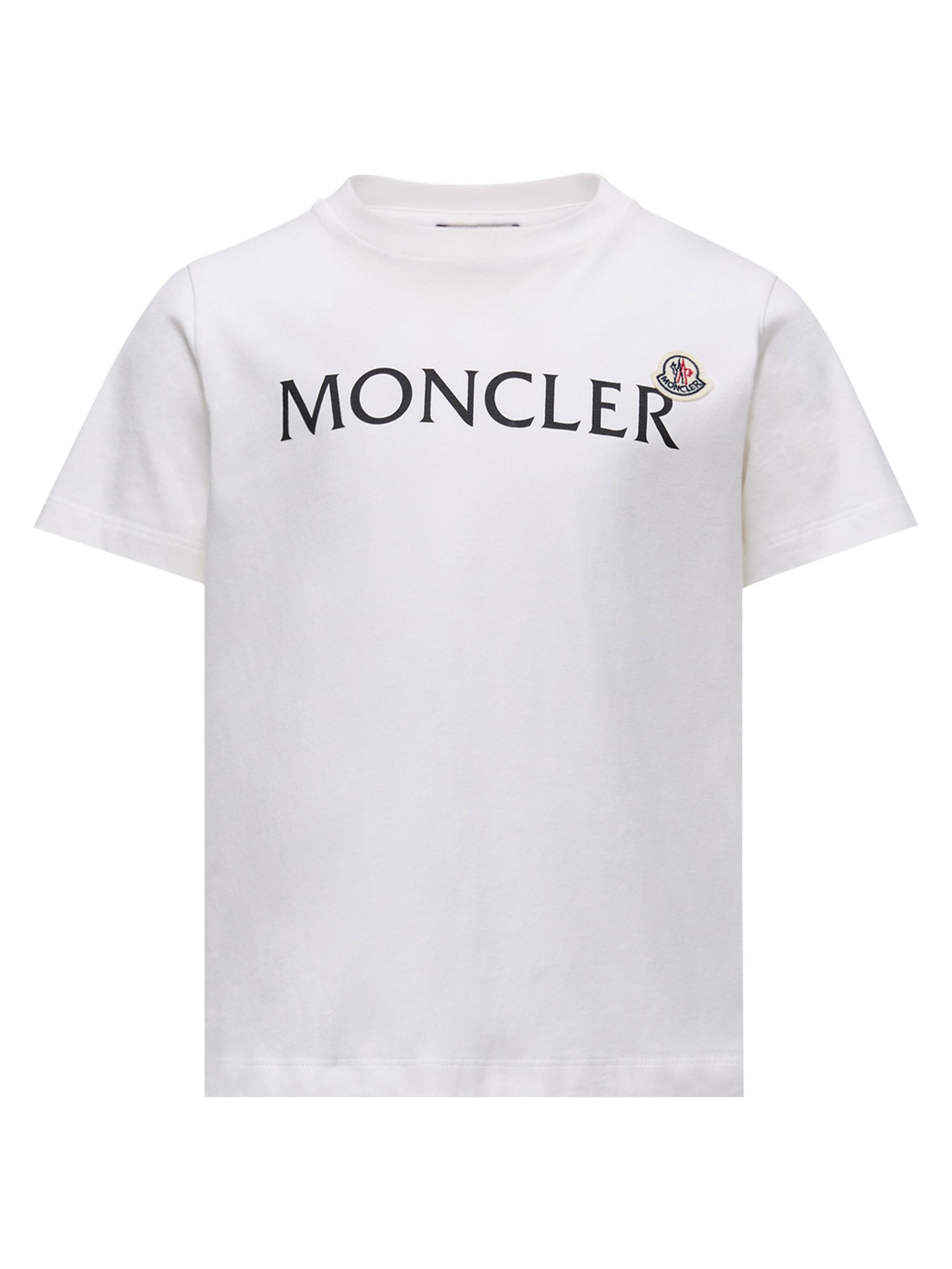 Moncler Little Boy's & Boy's Crewneck T-Shirt in Cotton - White