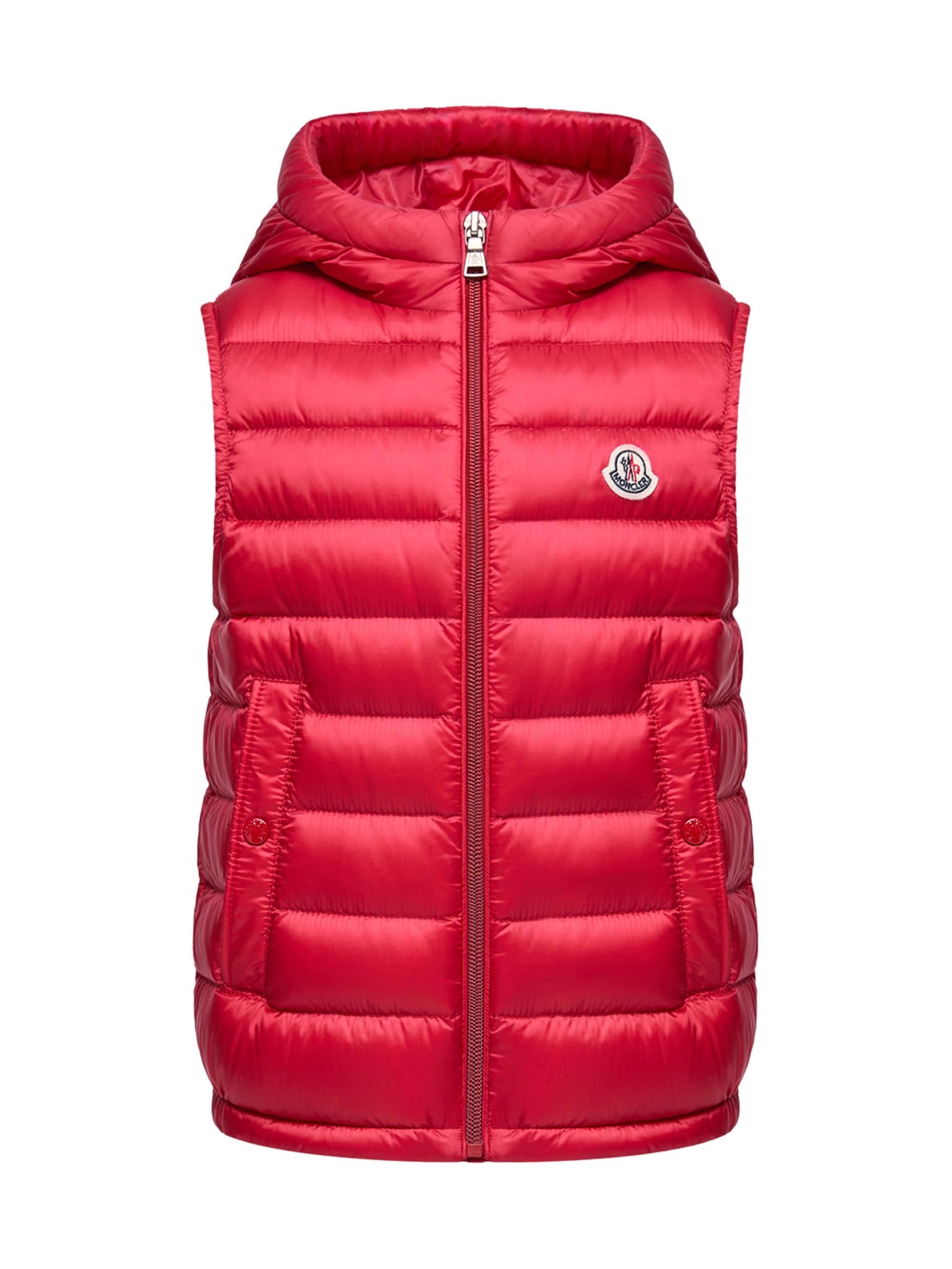 Moncler Little Boy's & Boy's Uzzay Puffer Vest - Berry Red
