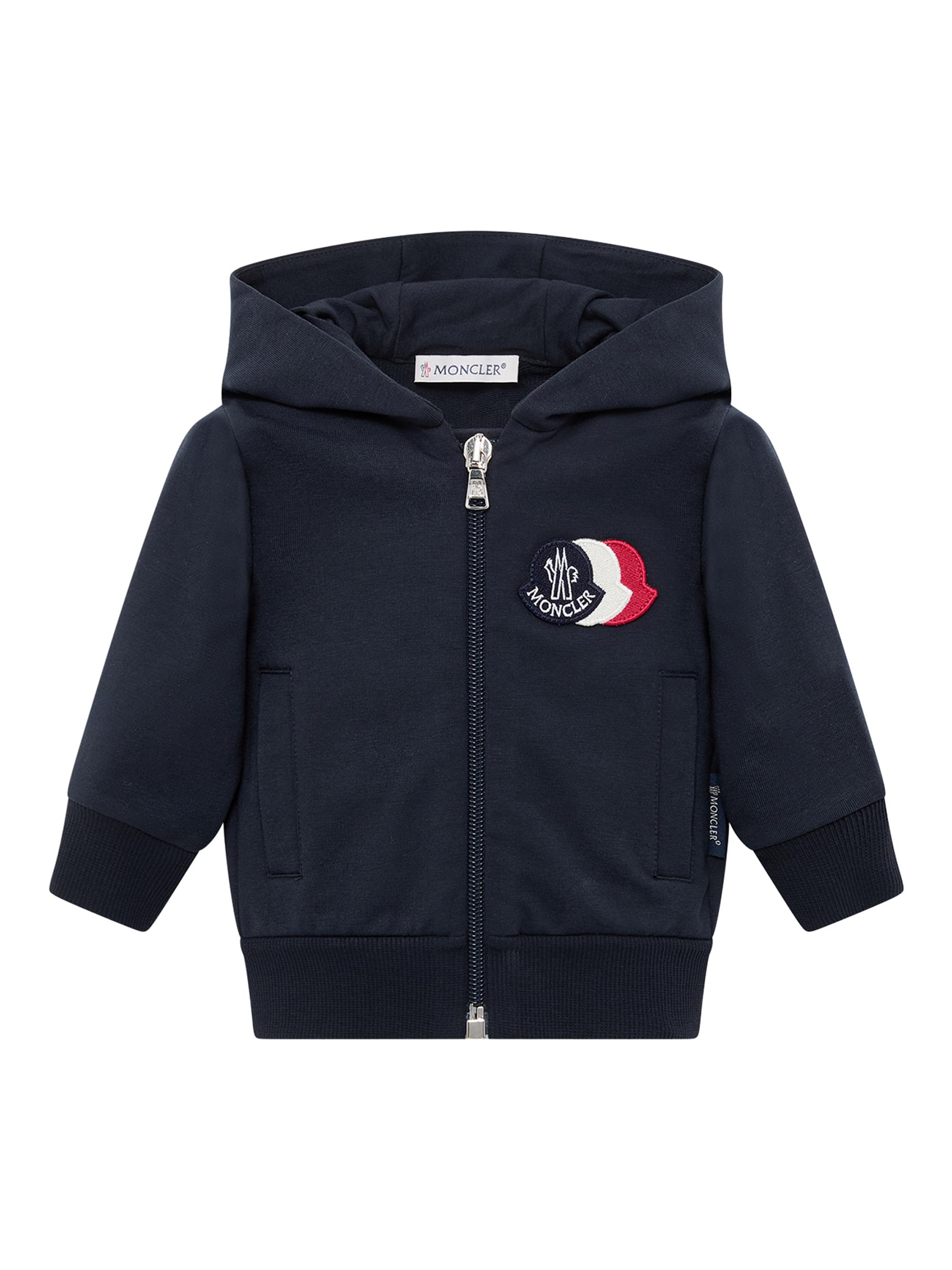 Moncler Baby Boy's & Little Boy's Hoodie in Cotton - Navy Blue