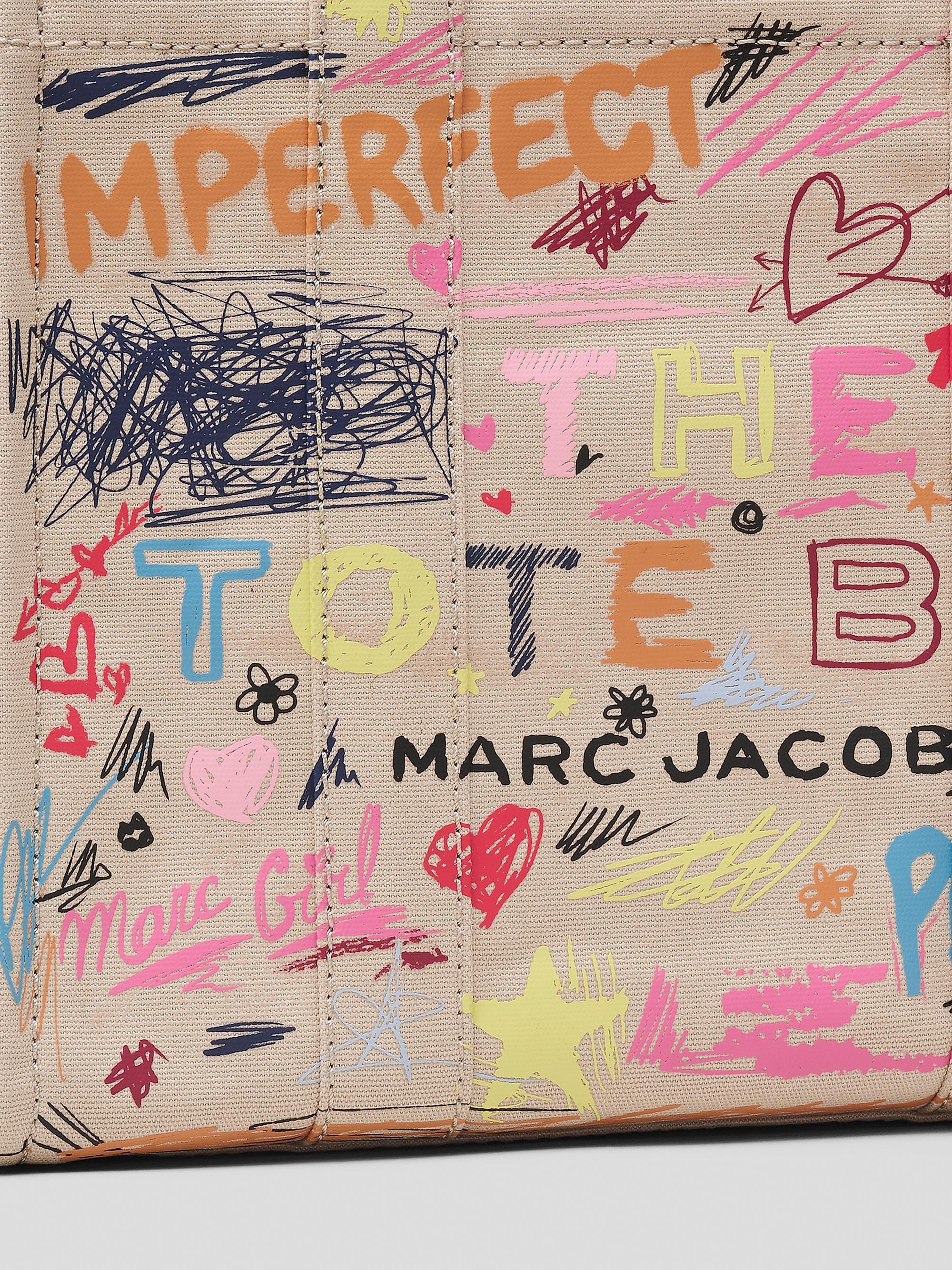 Marc Jacobs The Punk Medium Scribble Canvas Tote Bag | Saks Fifth
