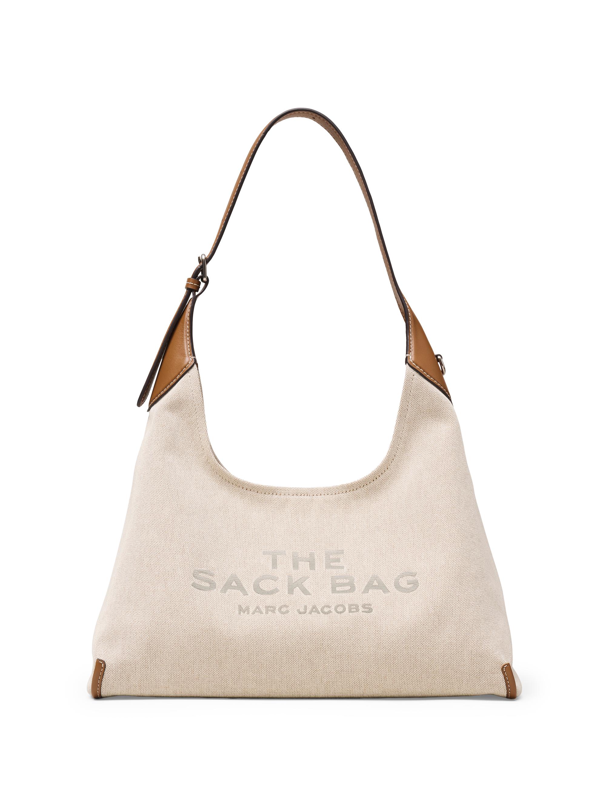 Marc Jacobs Women's The Belted Canvas & Leather Sack Bag - Beige Argan Oil