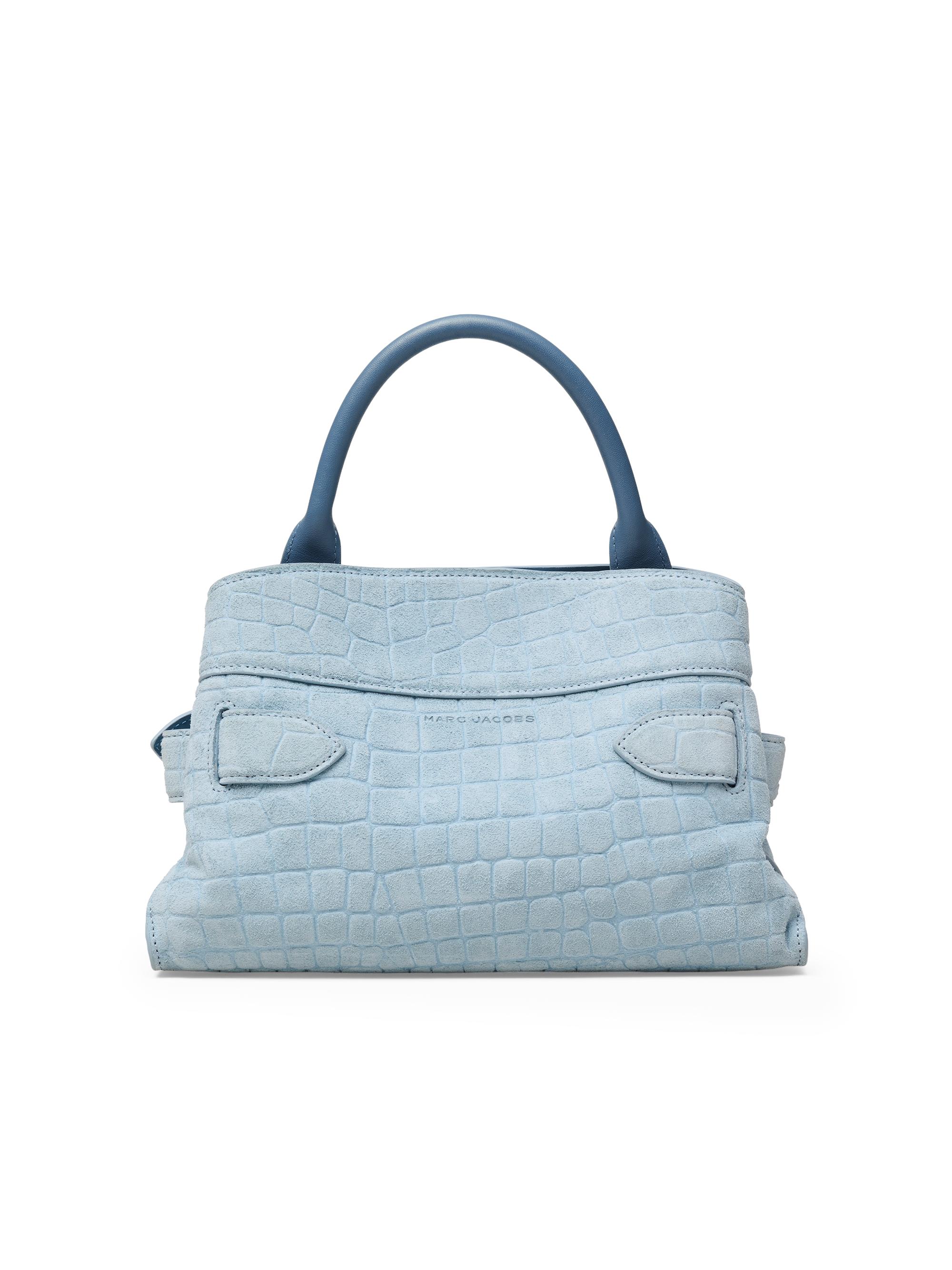 Marc Jacobs The Dakota Small Croc Suede Satchel Bag | Saks Fifth