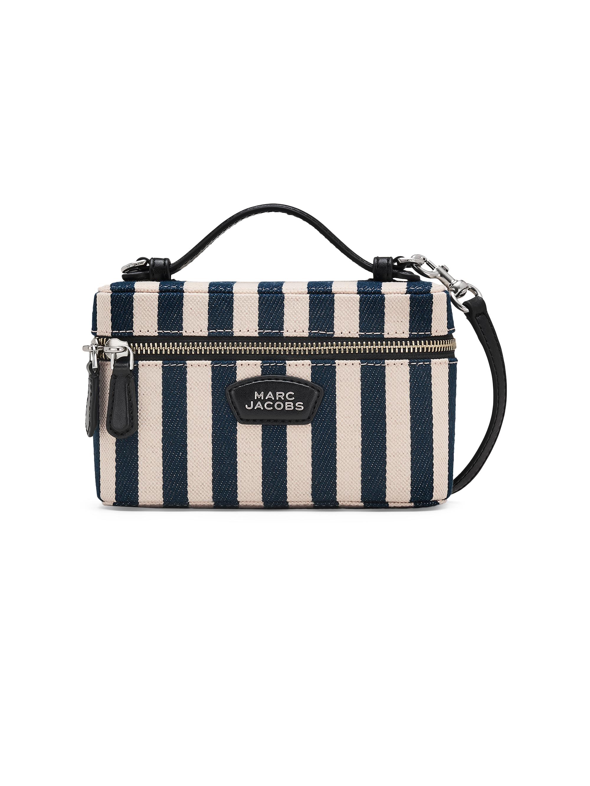 Marc Jacobs Women's The Stripe Canvas Everyday Vanity Bag - Blue Sea Multi