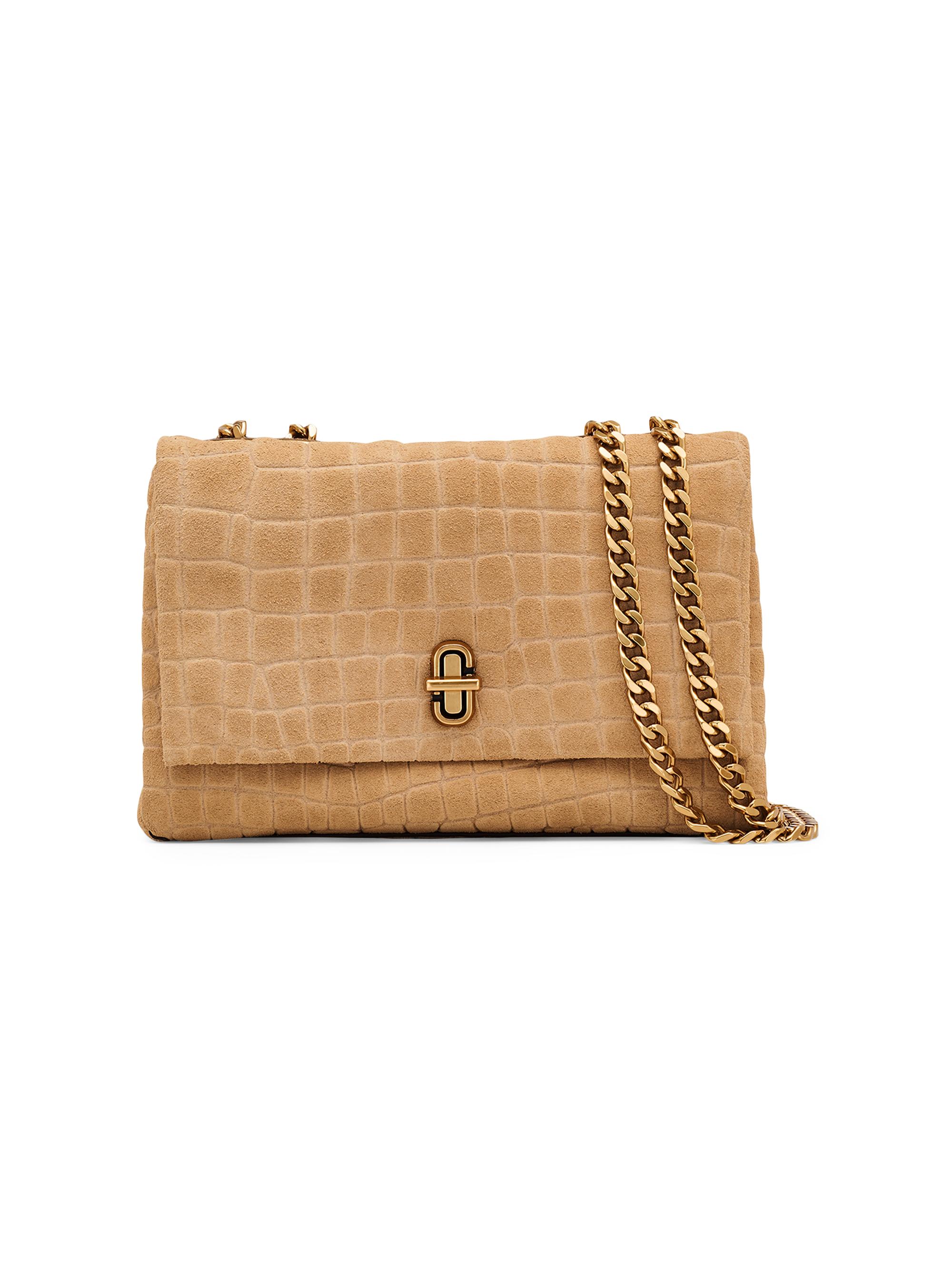 Marc Jacobs Women's The Suede Croc Dual Convertible Shoulder Bag - Sahara