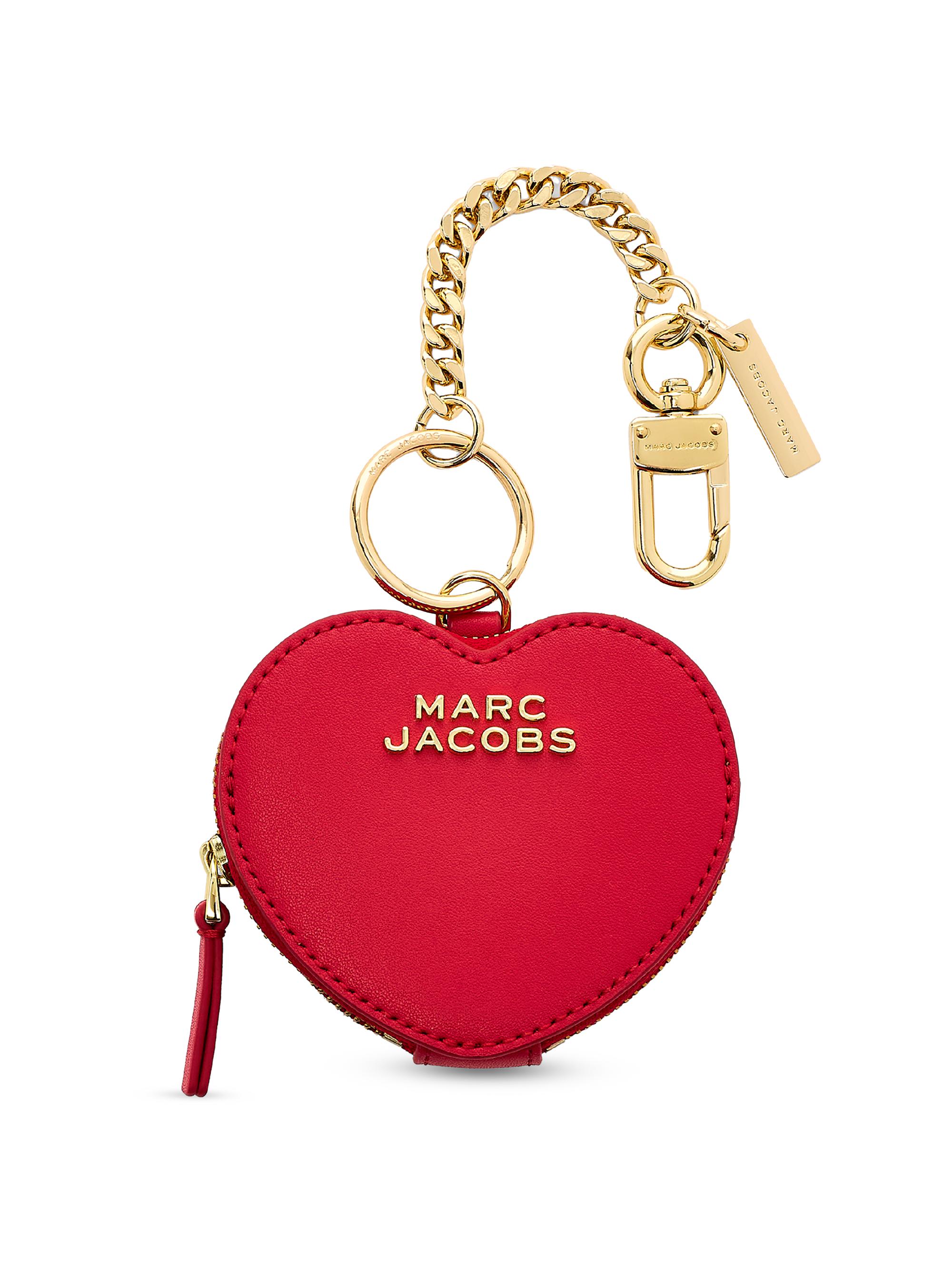 Marc Jacobs Women's The Heart Pouch Bag Charm - True Red