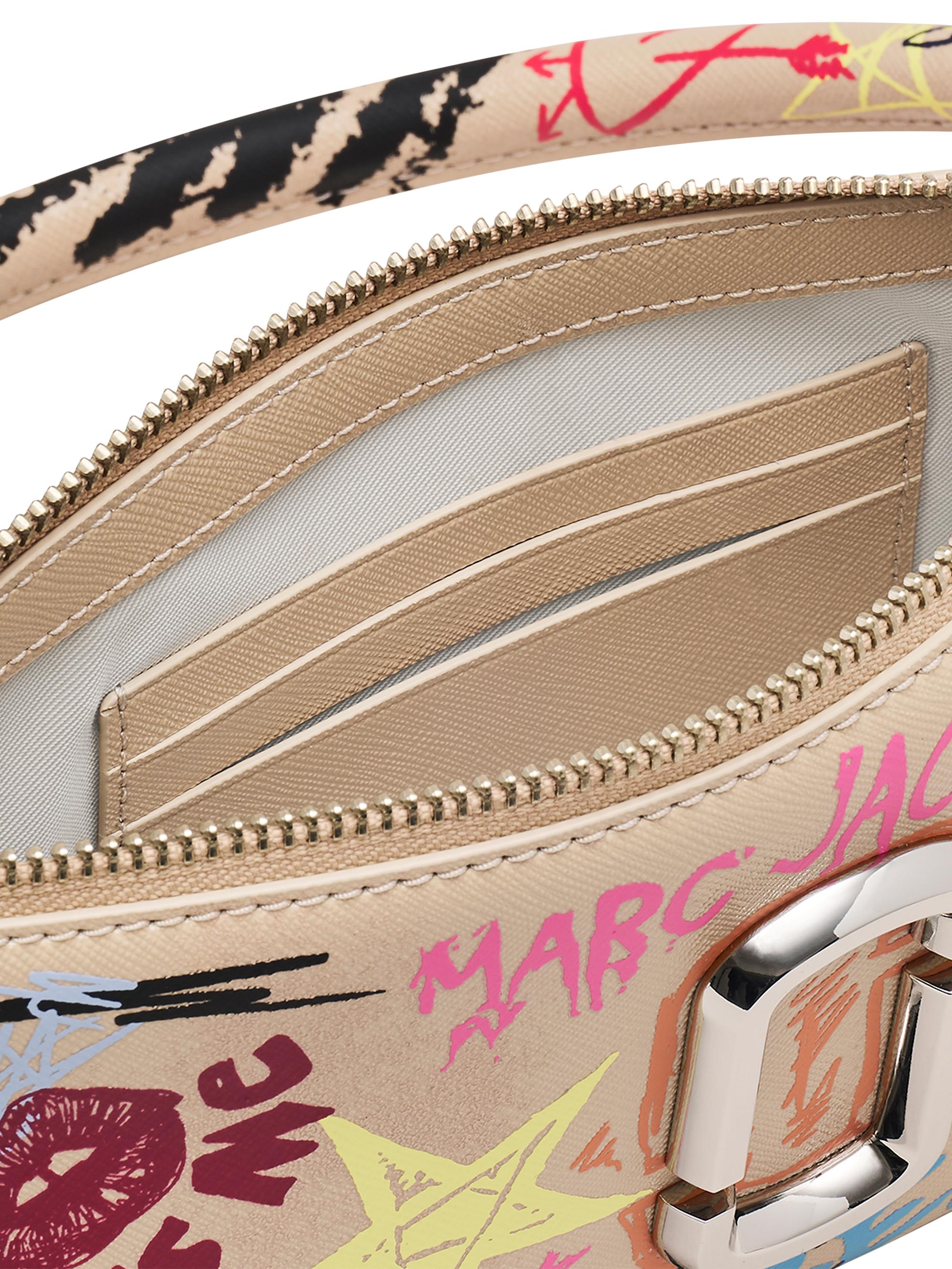 Marc Jacobs The Punk Scribble Snapshot Convertible Shoulder Bag