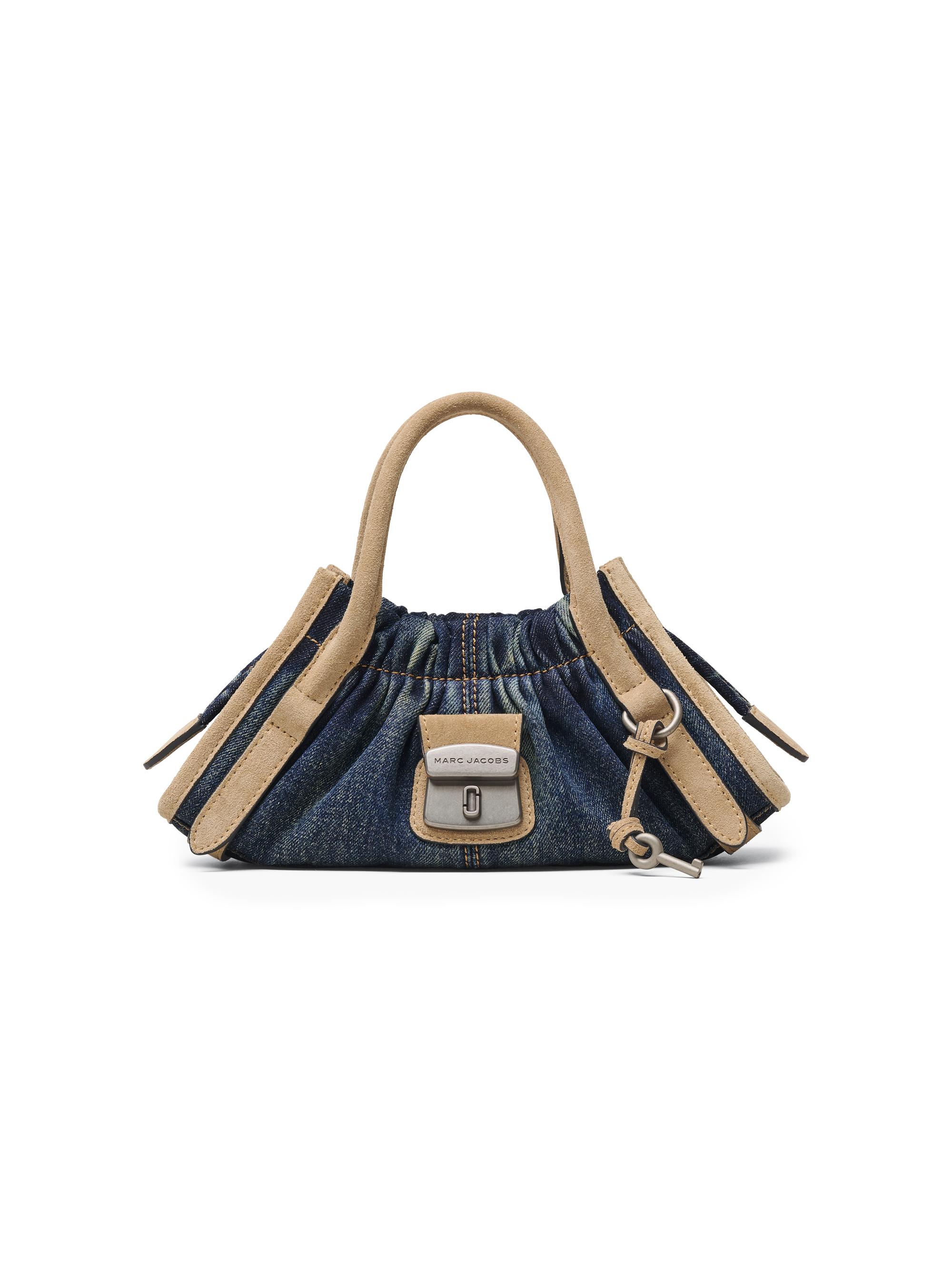 Marc Jacobs Women's Cristina  Denim-Suede Satchel - Dark Wash Indigo