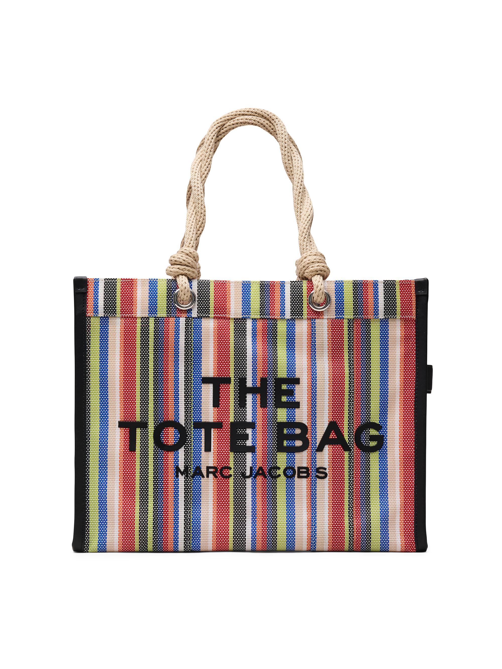 Marc Jacobs Women's The Stripe Mesh  Tote Bag - Red Multi