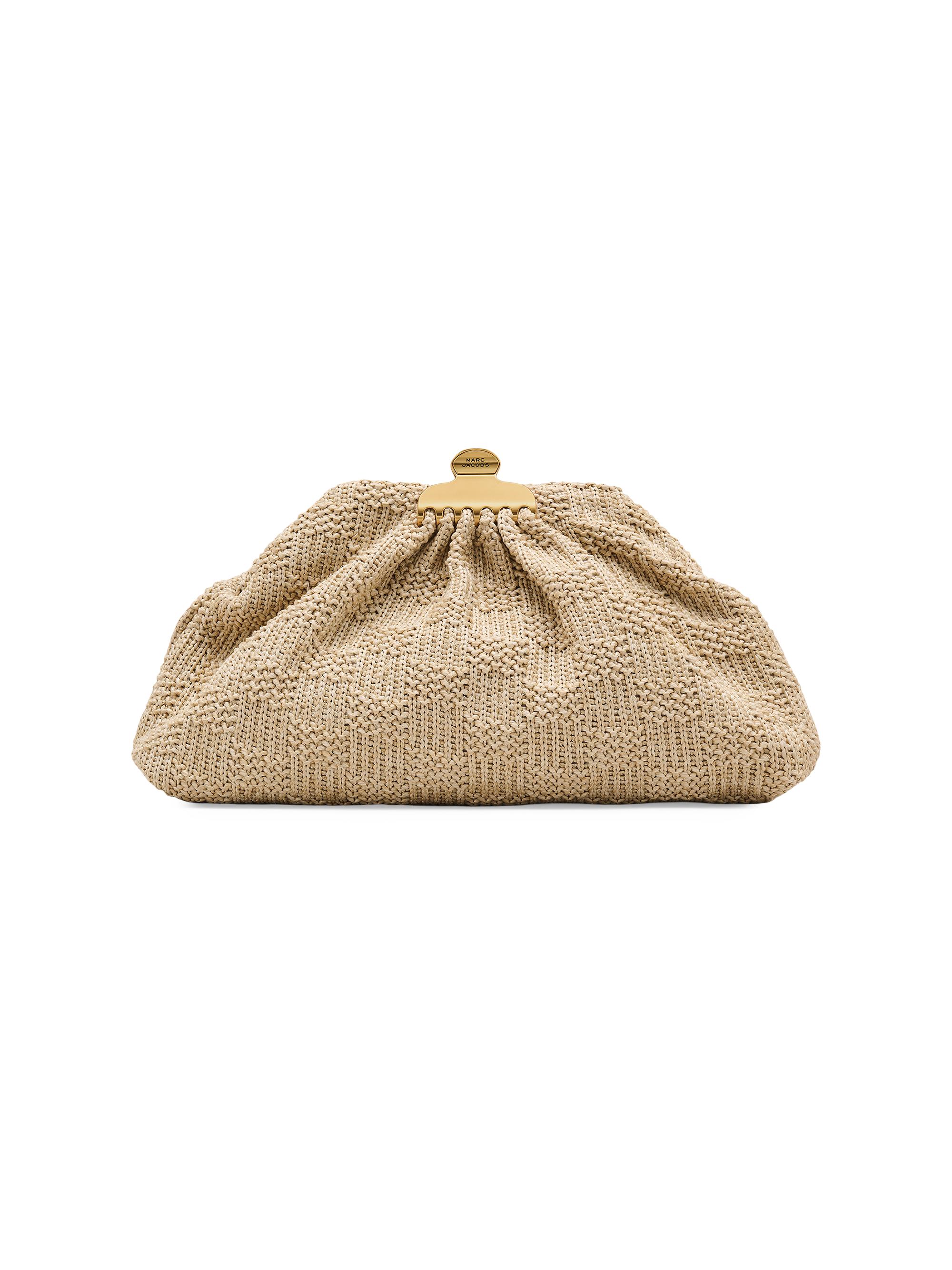Marc Jacobs Women's The Woven Glam Clutch - Natural