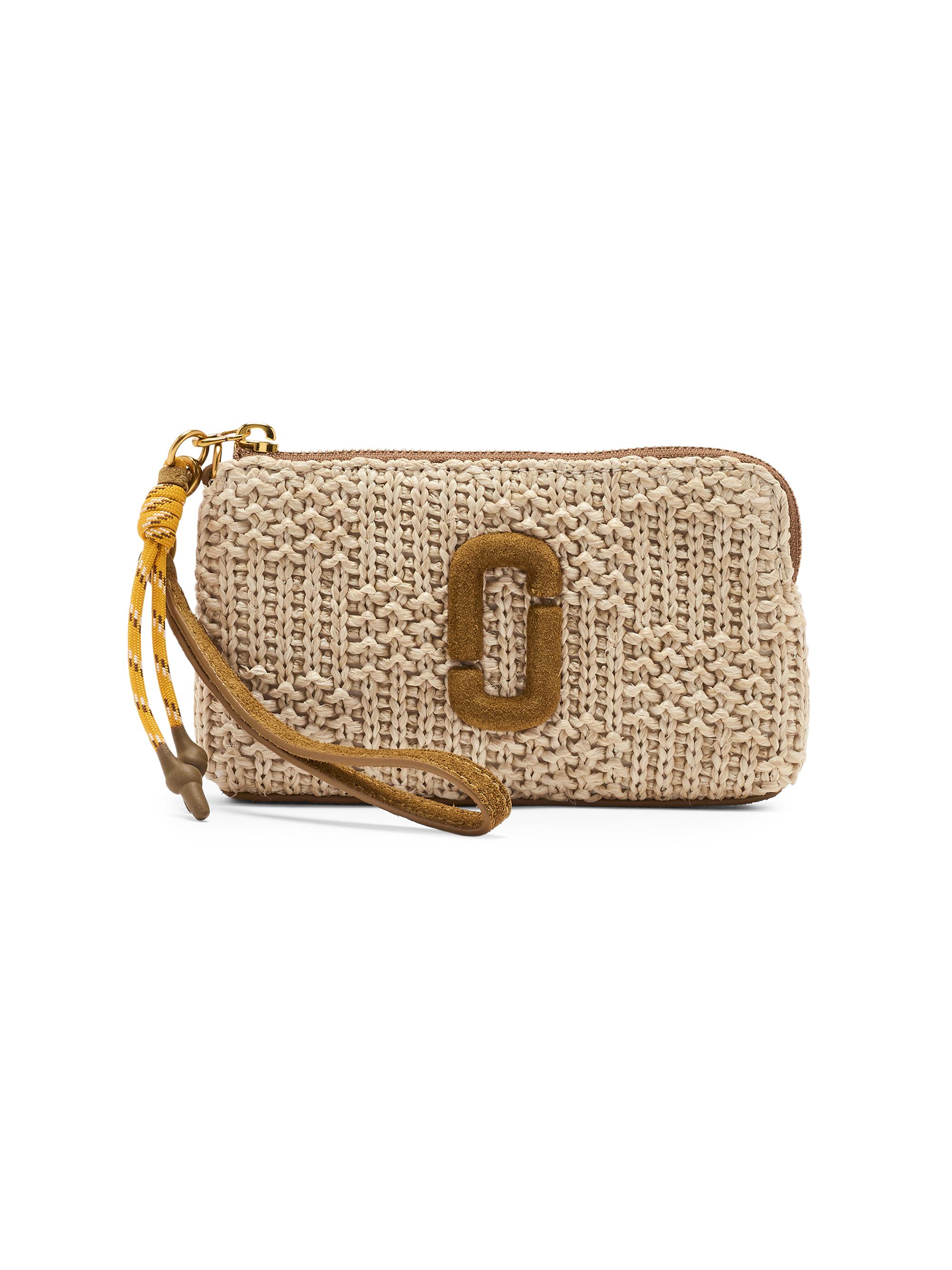 Marc Jacobs Women's The Woven Snapshot Wristlet - Natural