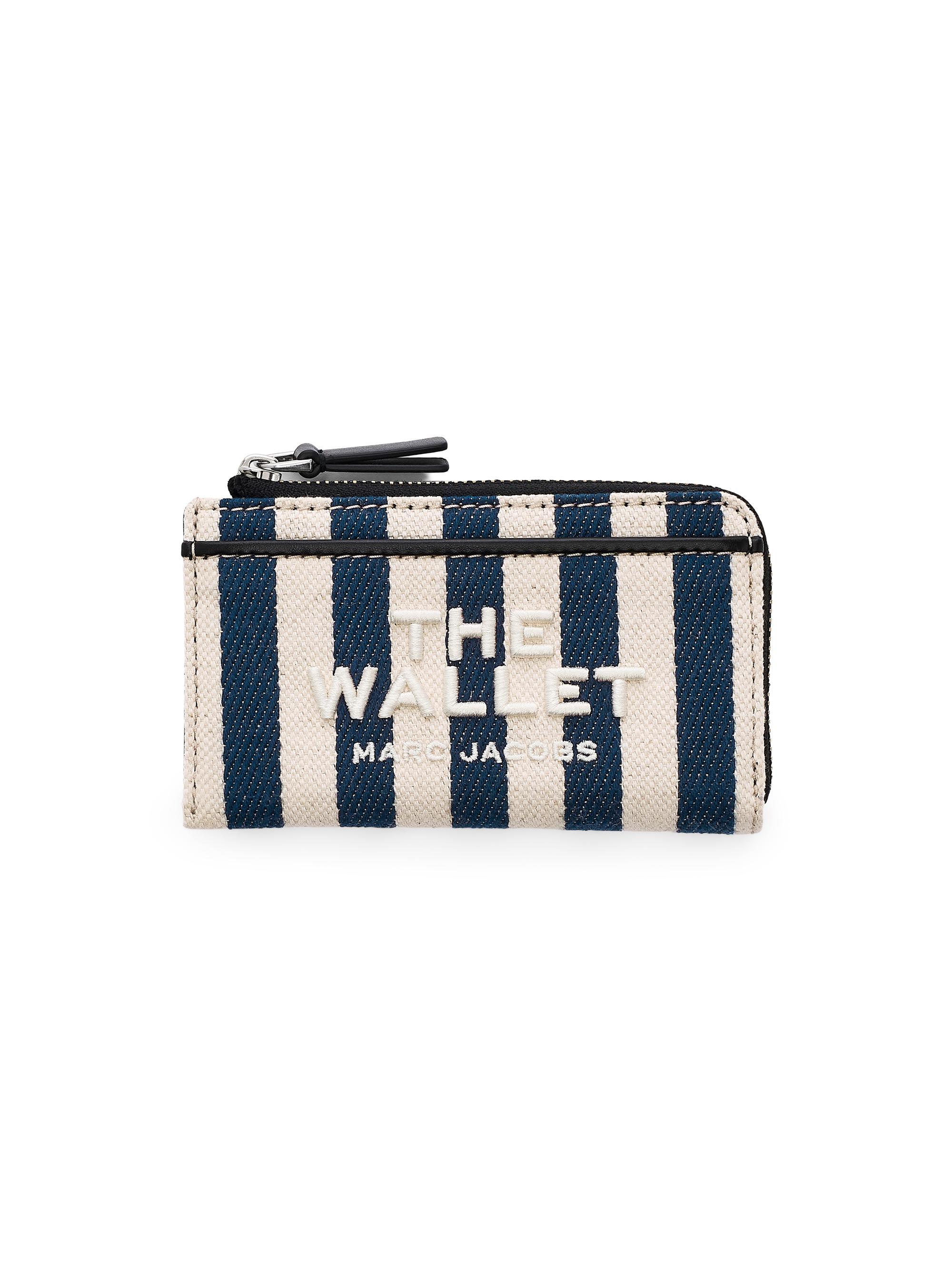 Marc Jacobs Women's The Stripe Canvas Wallet - Blue Sea Multi