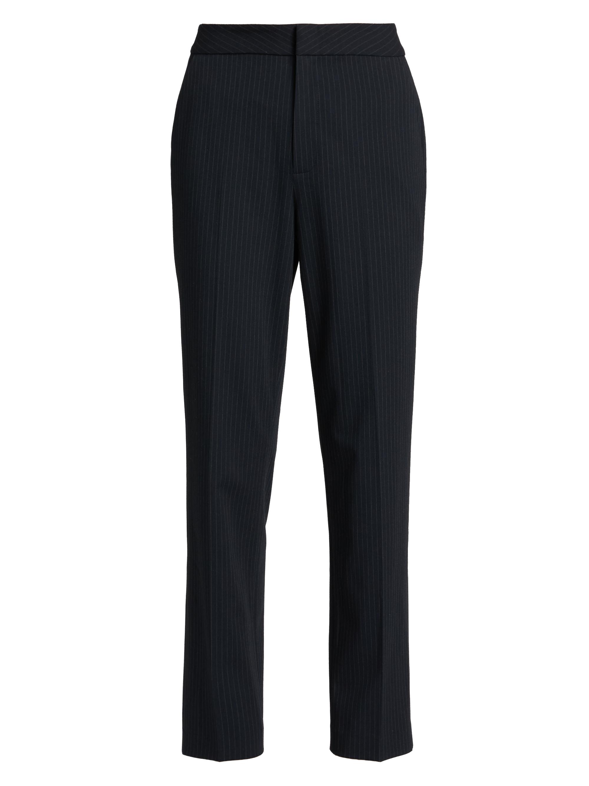 L'AGENCE Women's Rebel Tapered Trousers - Midnight  Pinstripe